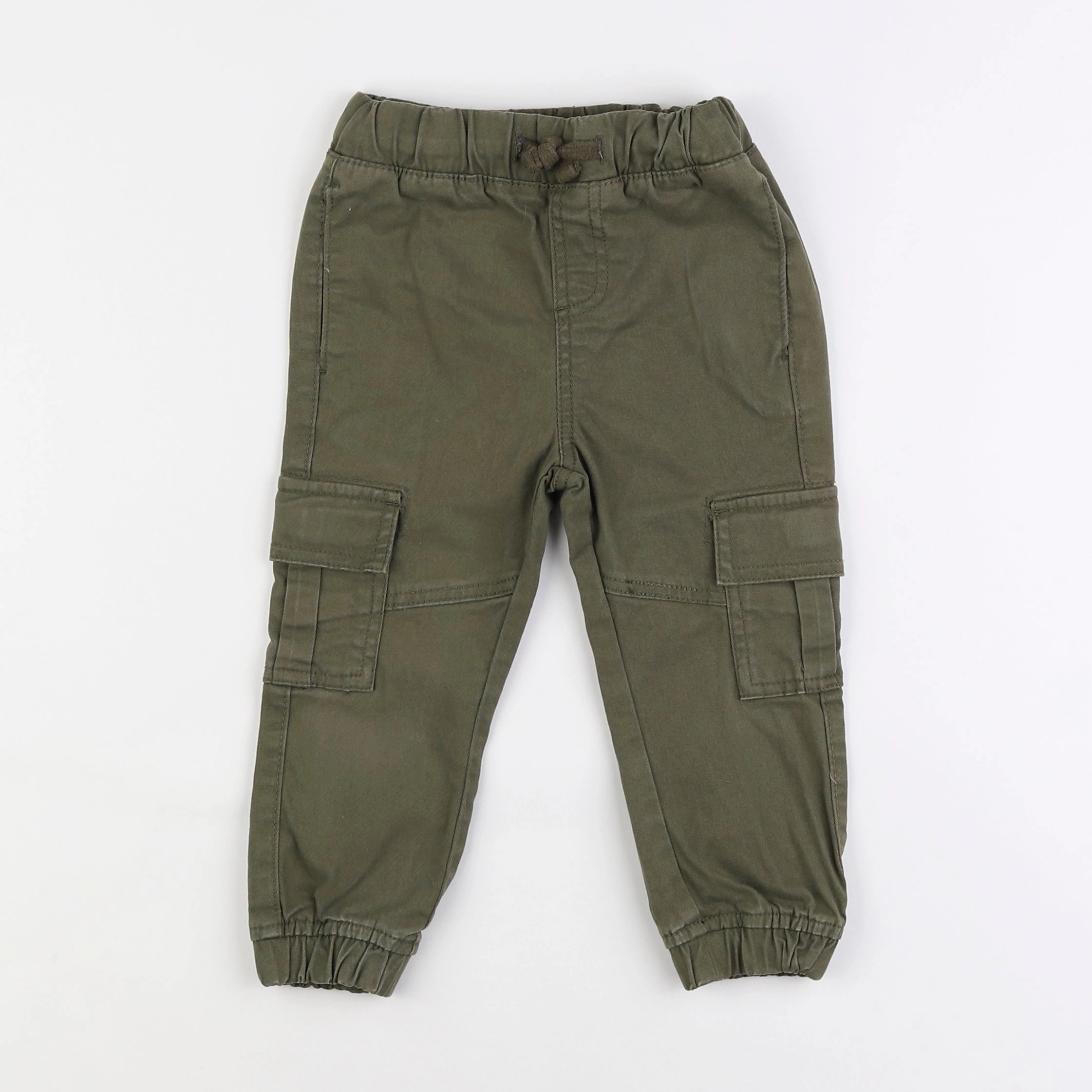 Vertbaudet - pantalon vert - 3 ans