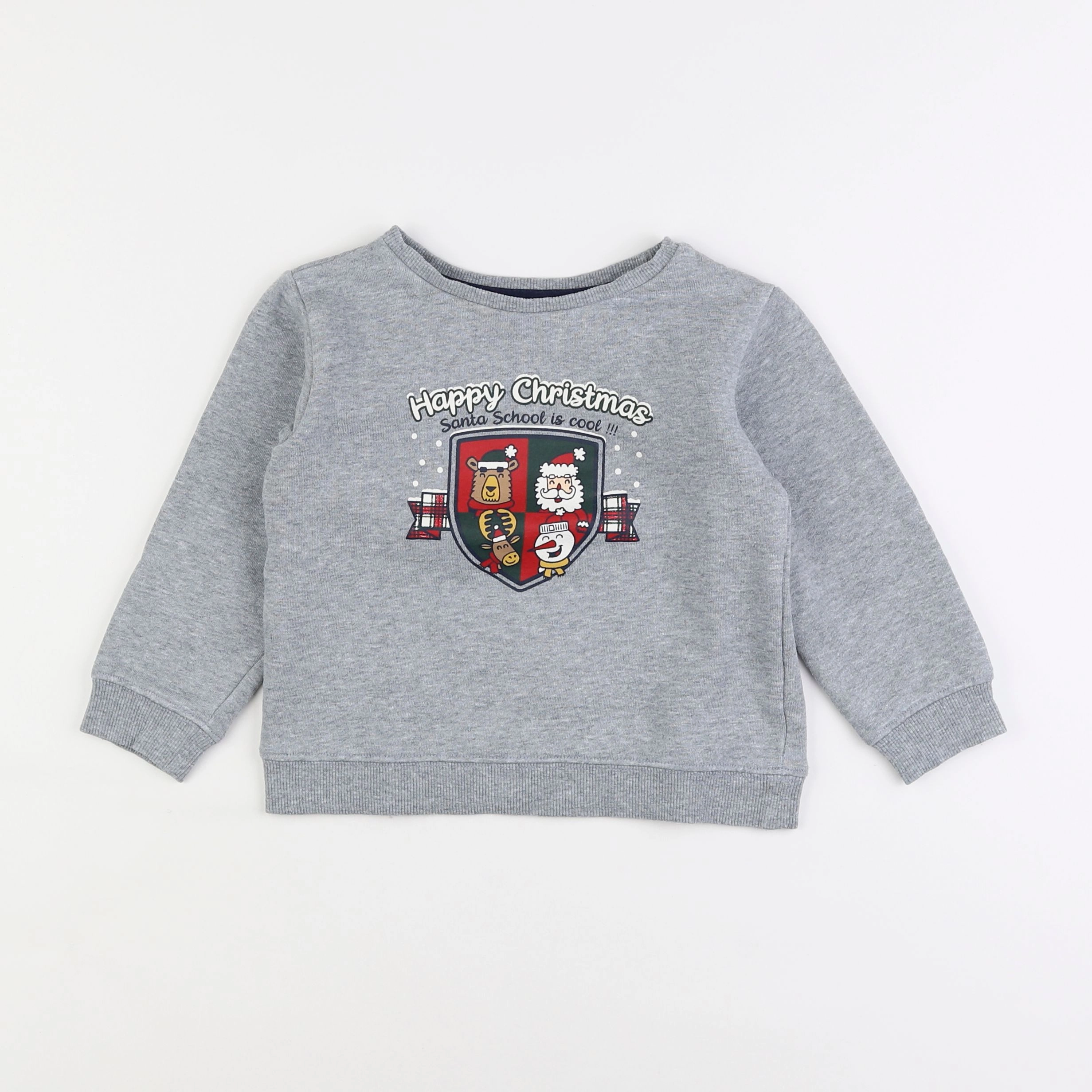 Vertbaudet - sweat gris - 4 ans