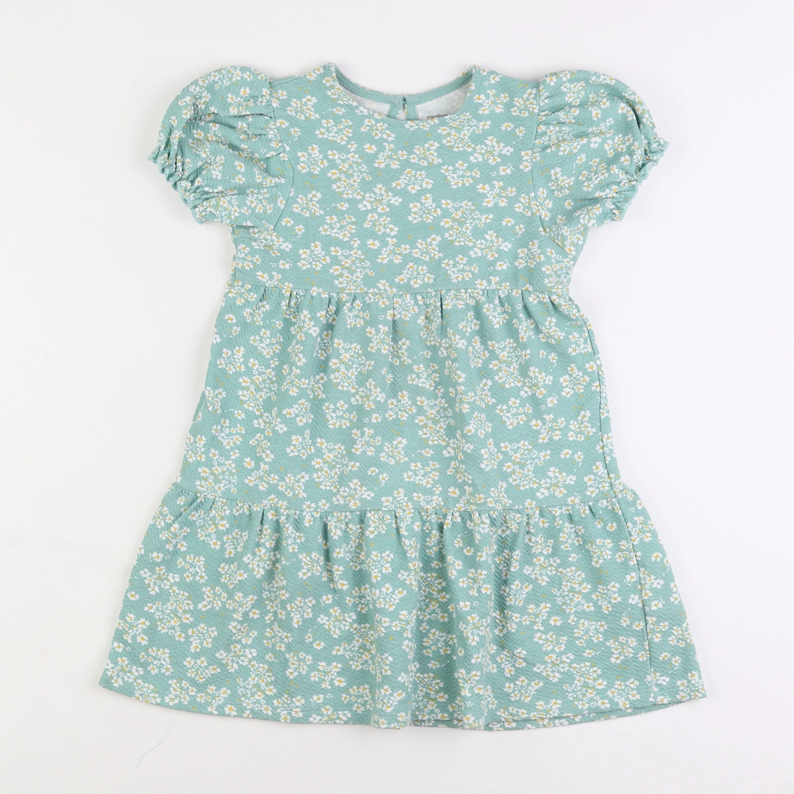 Vertbaudet - robe vert - 5 ans