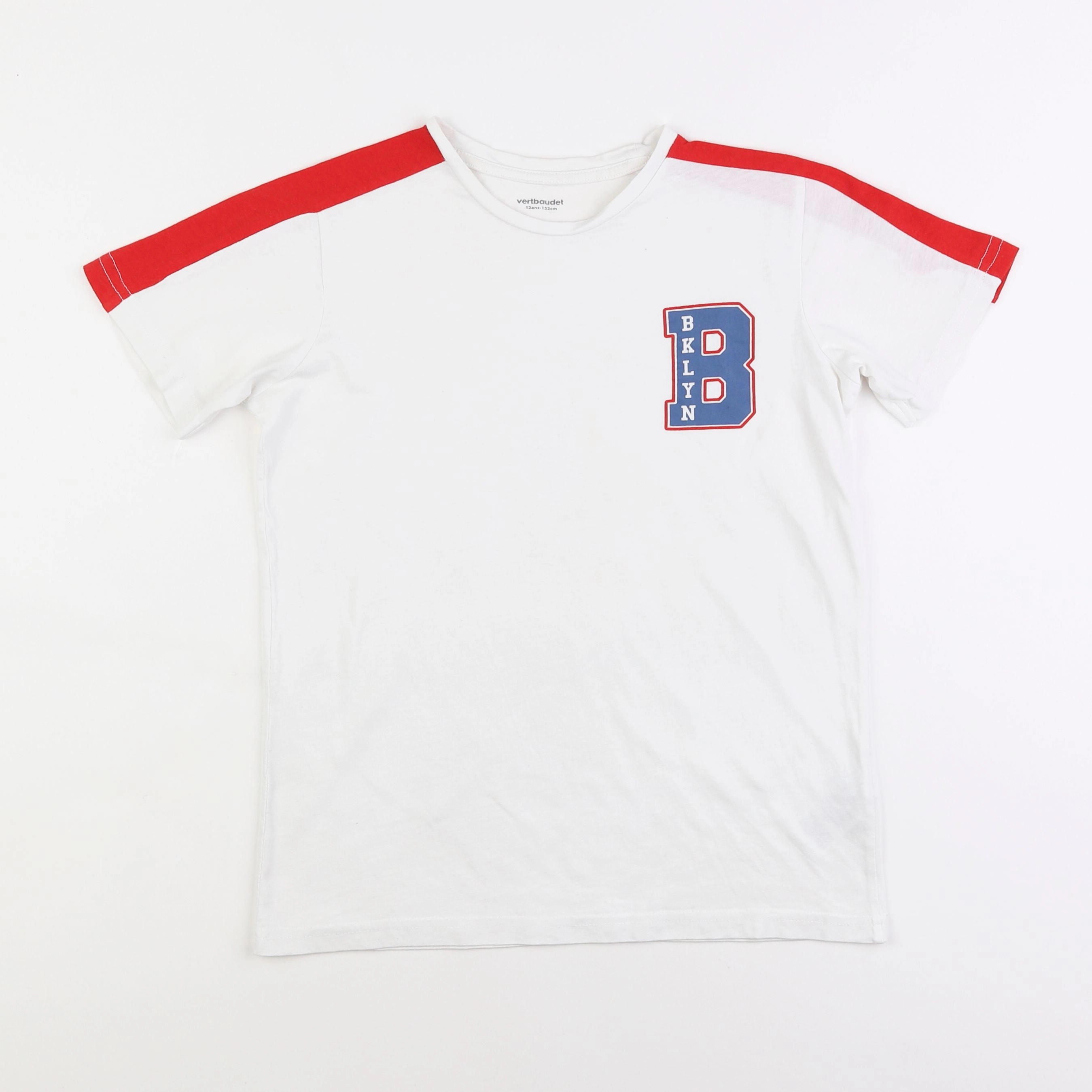 Vertbaudet - tee-shirt blanc - 12 ans