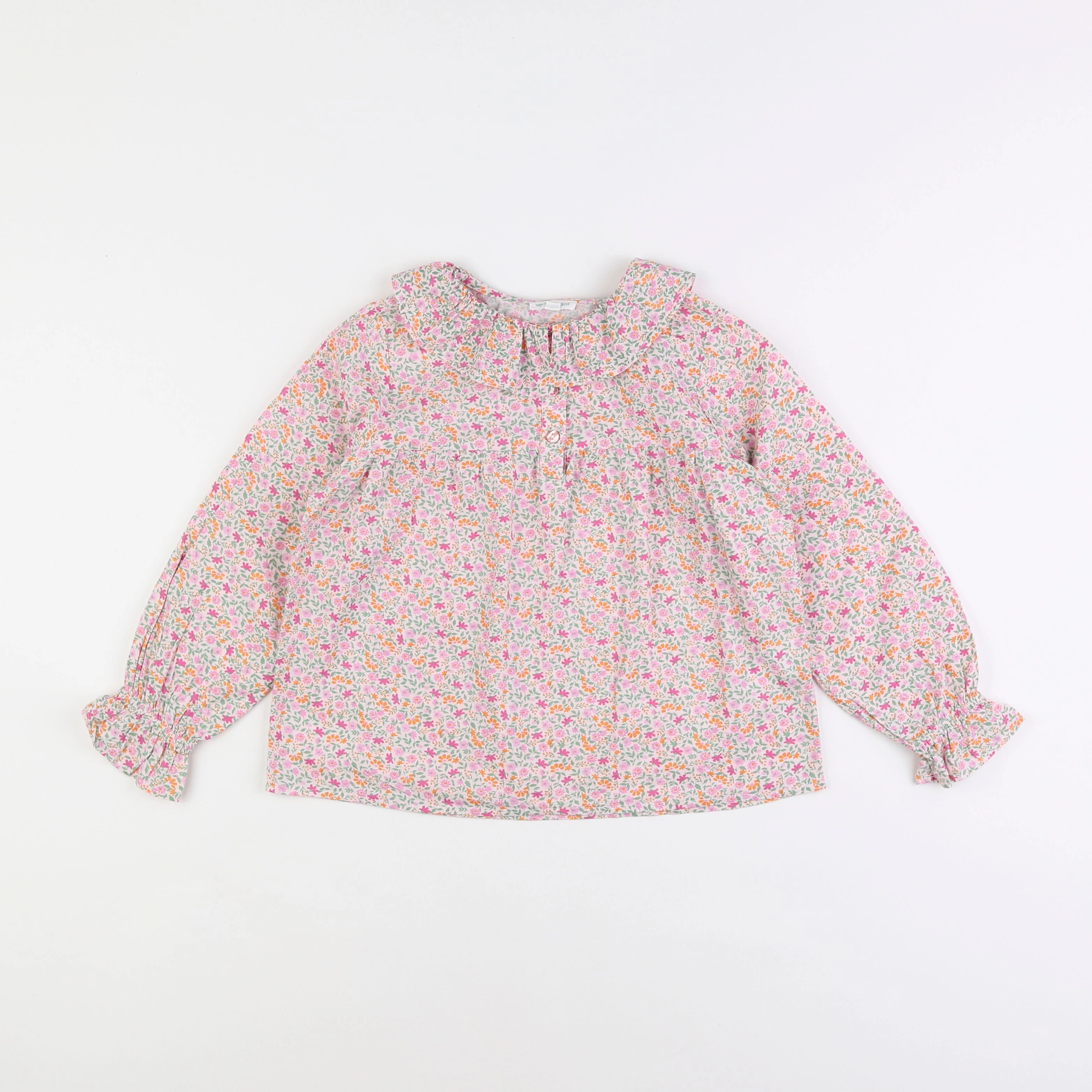 Vertbaudet - blouse multicolore - 7 ans