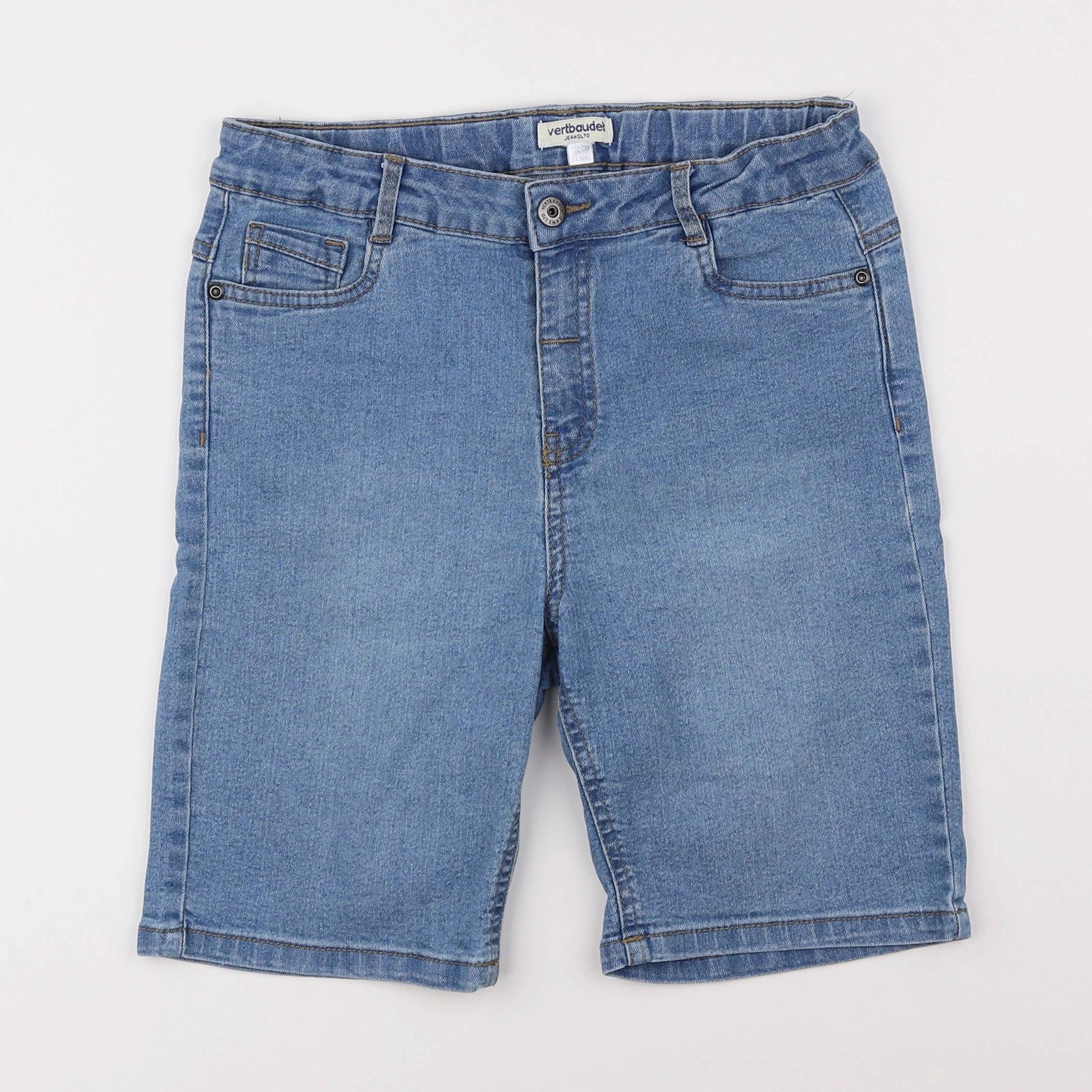 Vertbaudet - short bleu - 12 ans