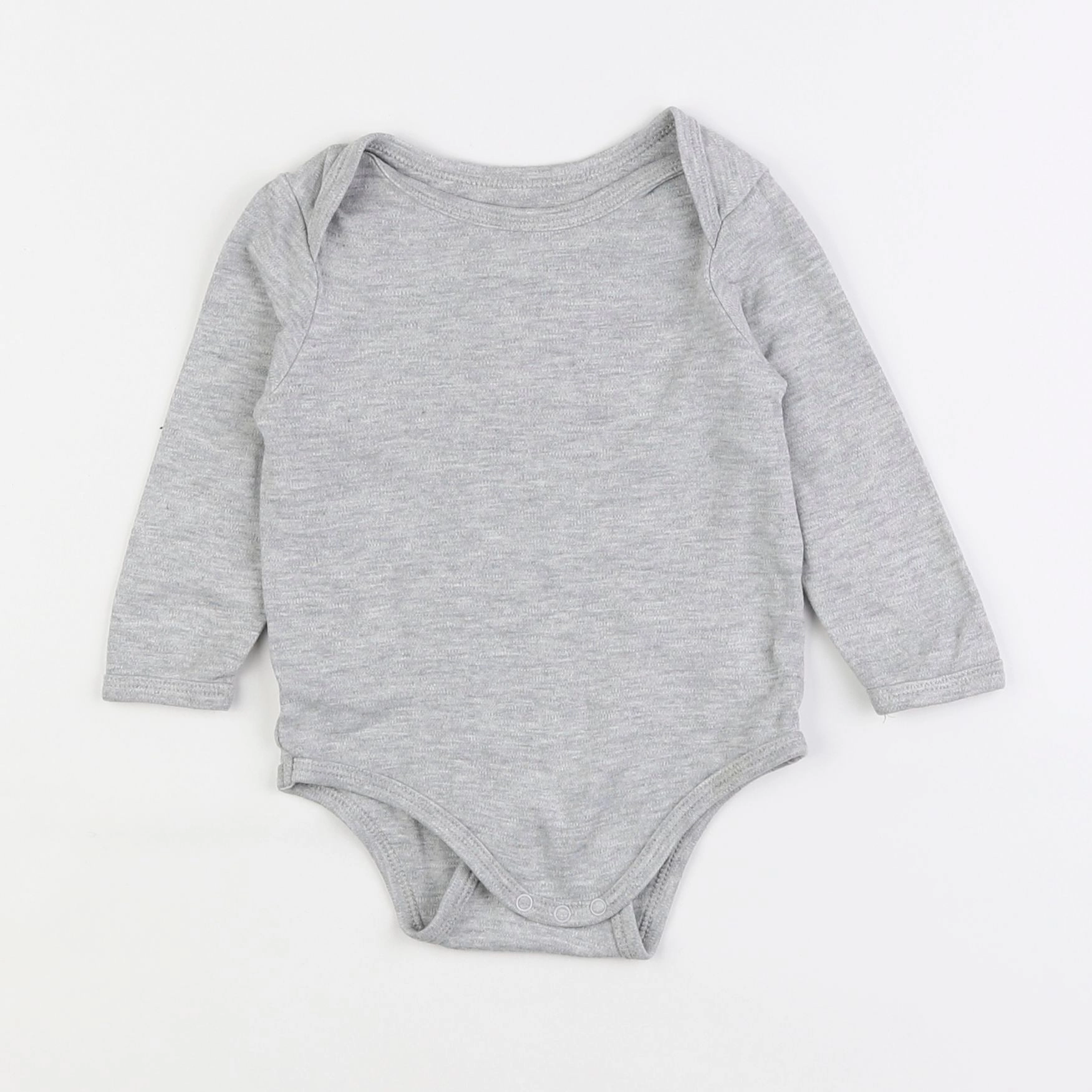 Vertbaudet - body gris - 9 mois