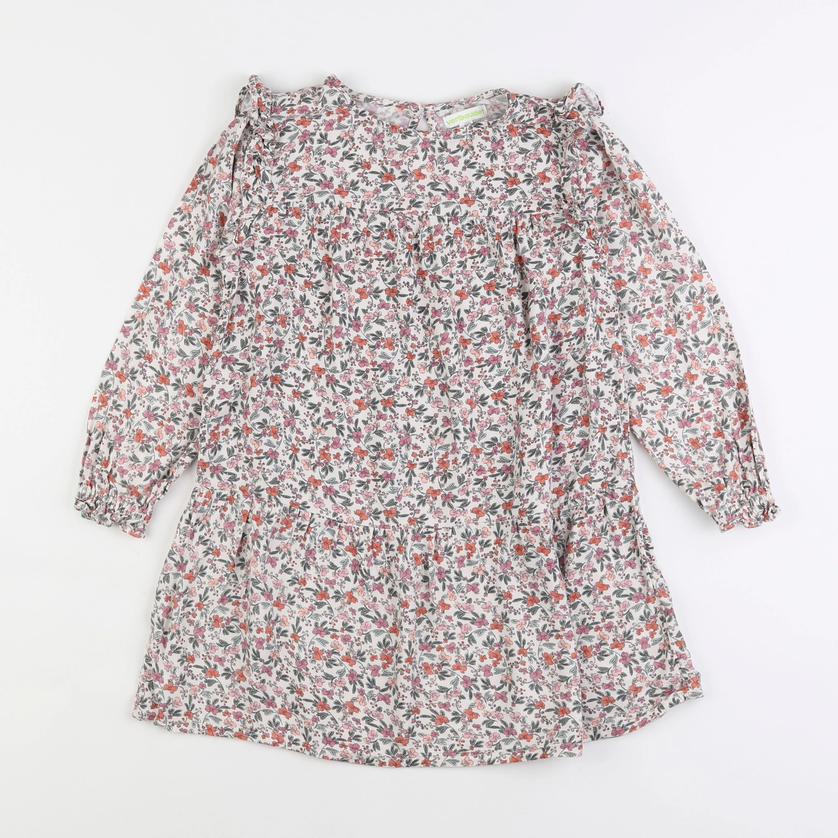 Vertbaudet - robe multicolore - 6 ans