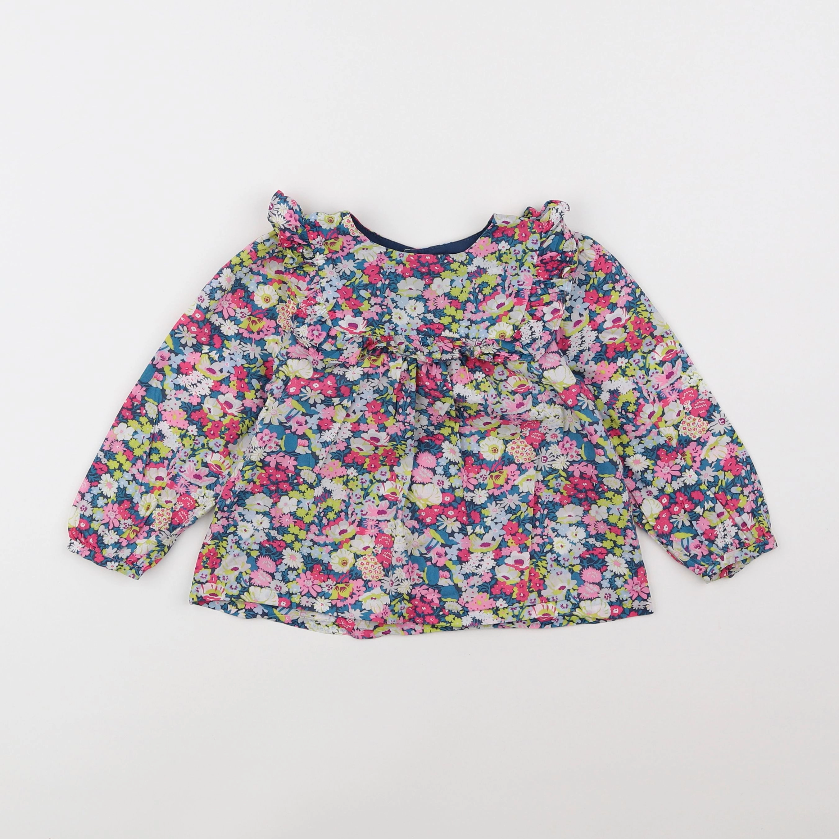 Jacadi - blouse liberty multicolore - 3 ans