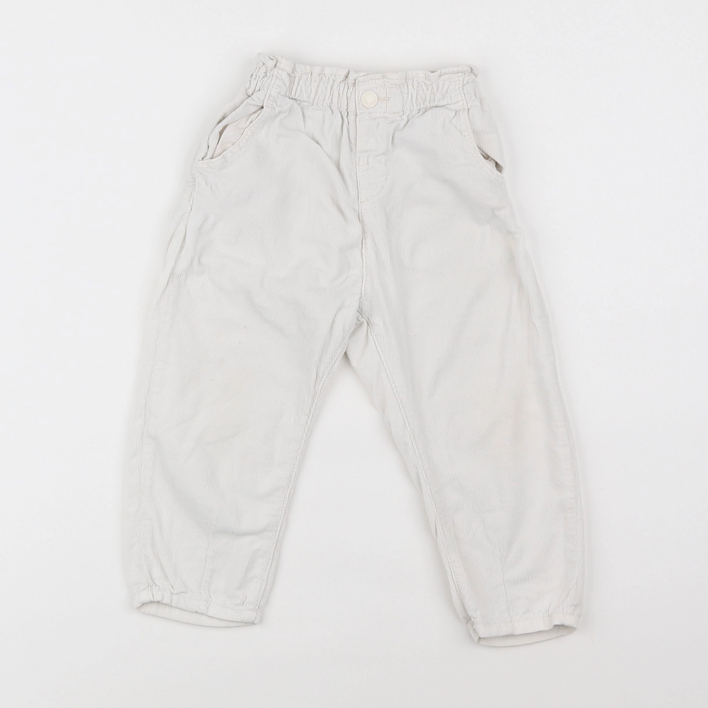 Zara - pantalon blanc - 2/3 ans