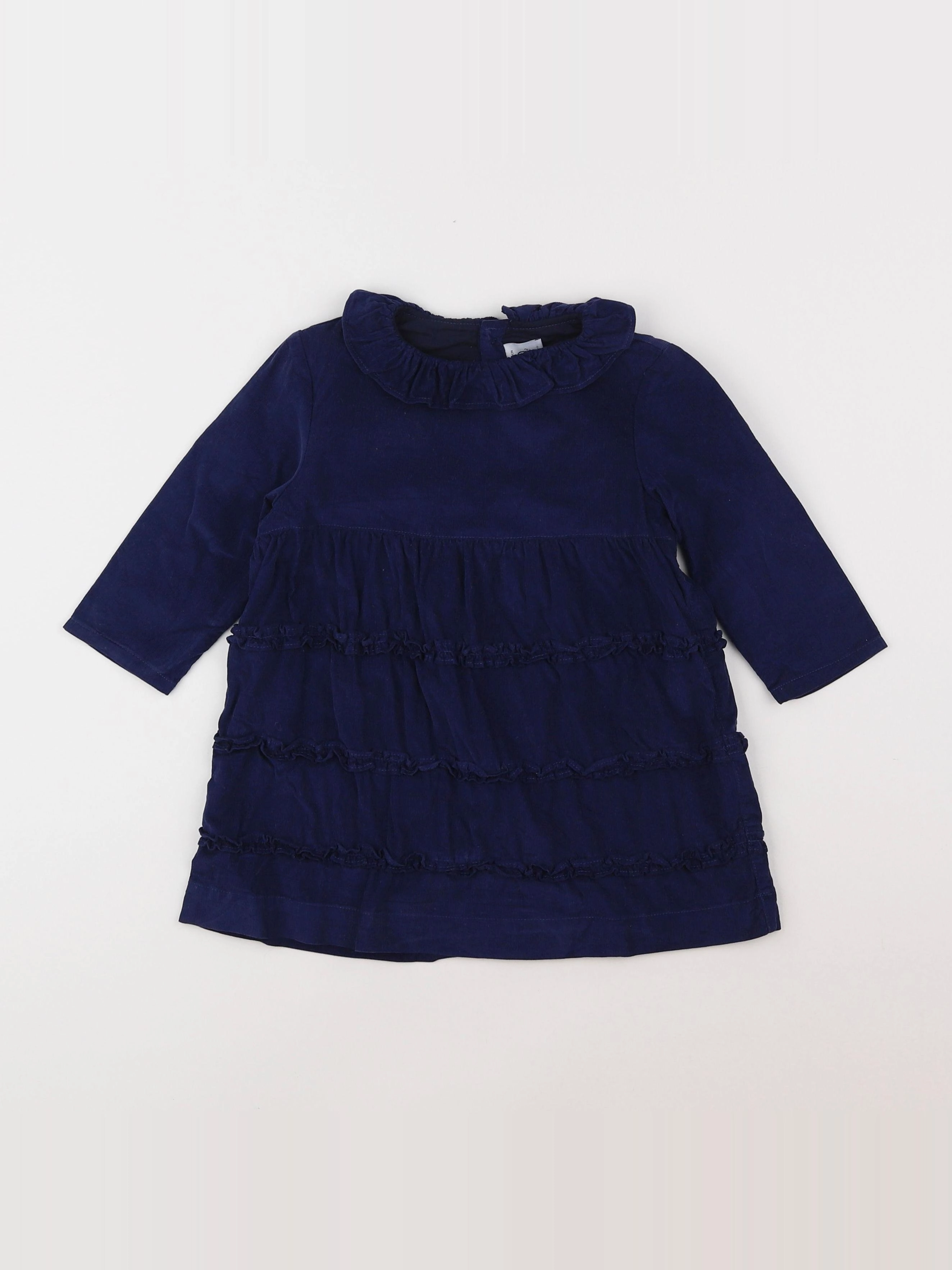 Petit Bateau - robe bleu - 2 ans