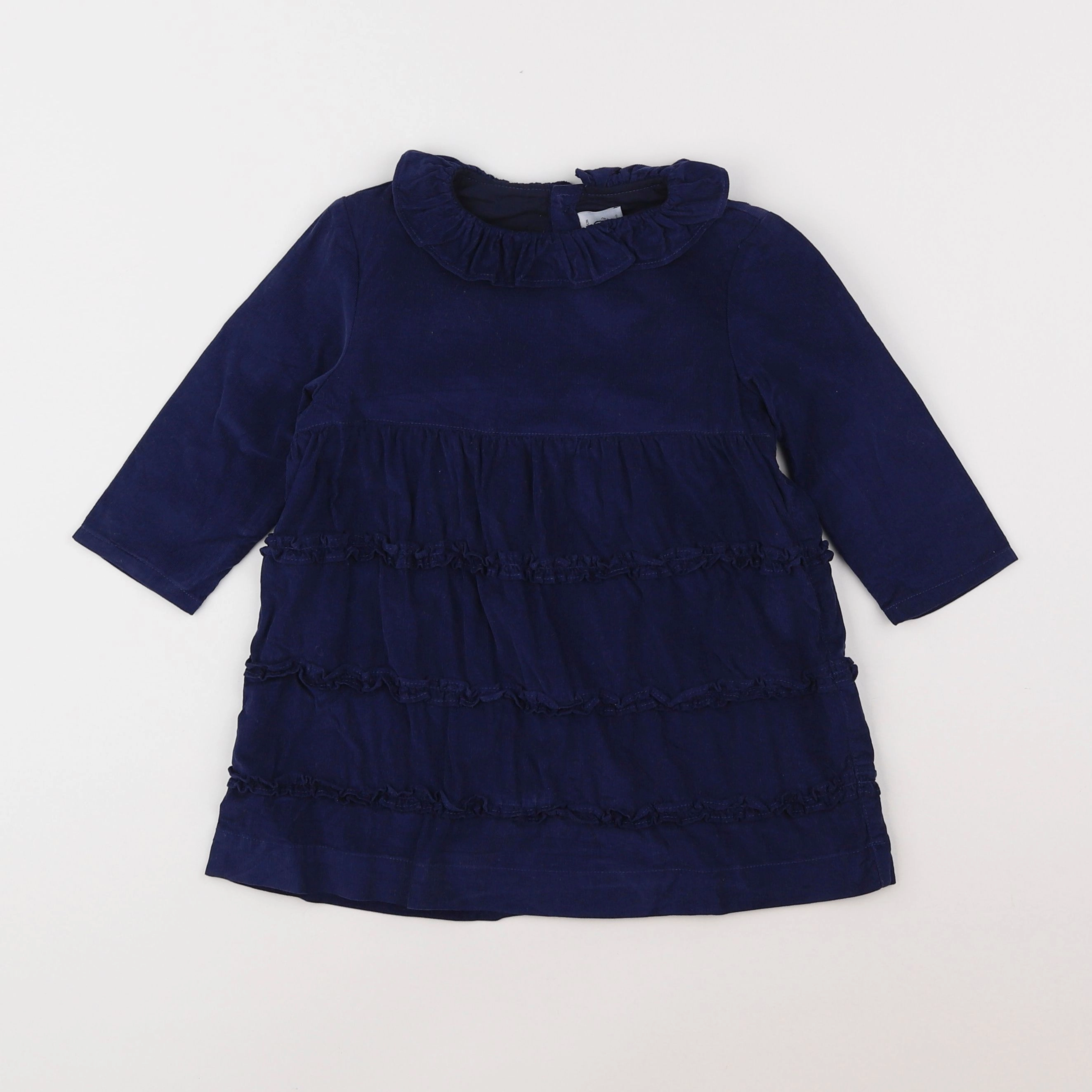 Petit Bateau - robe bleu - 2 ans