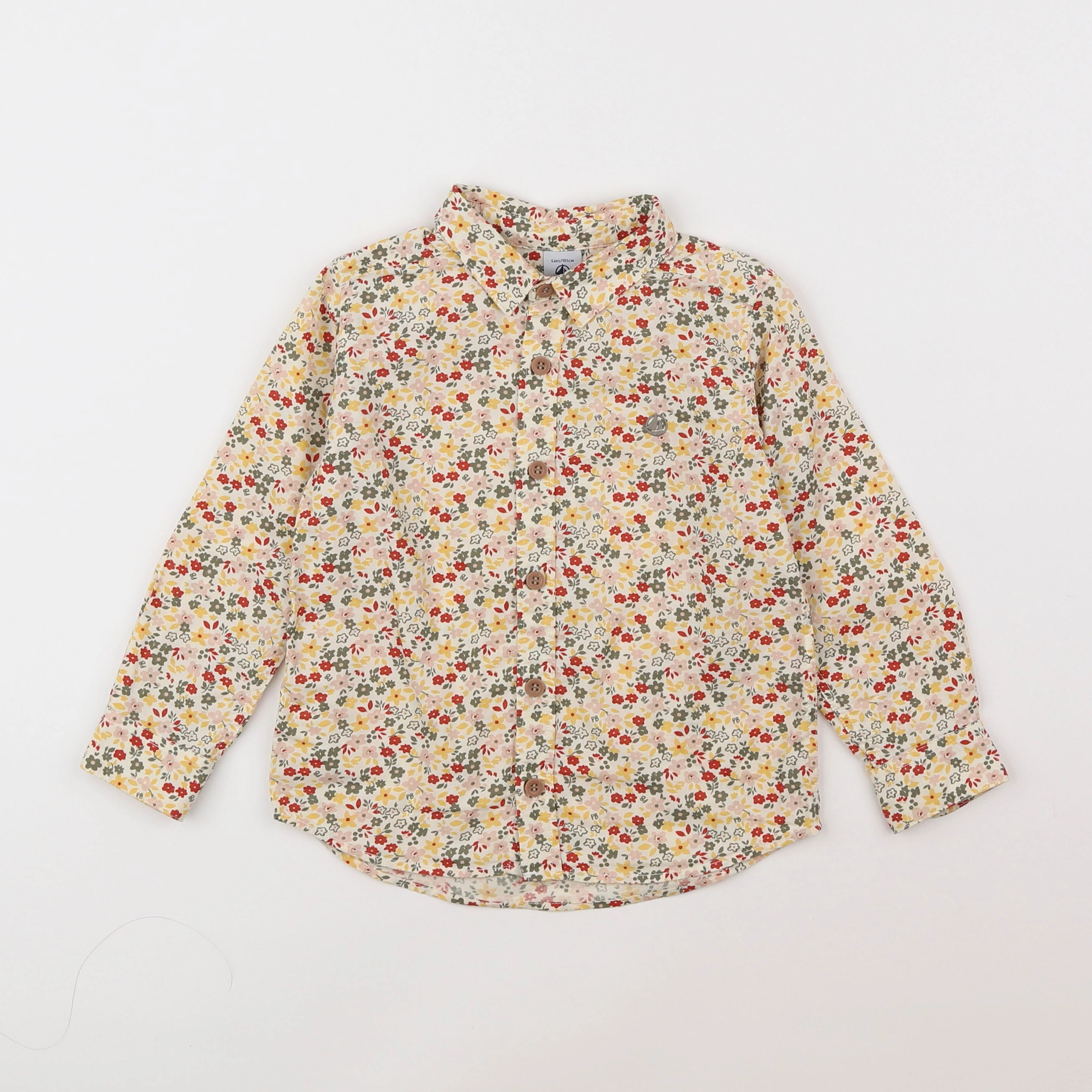 Petit Bateau - blouse multicolore - 4 ans