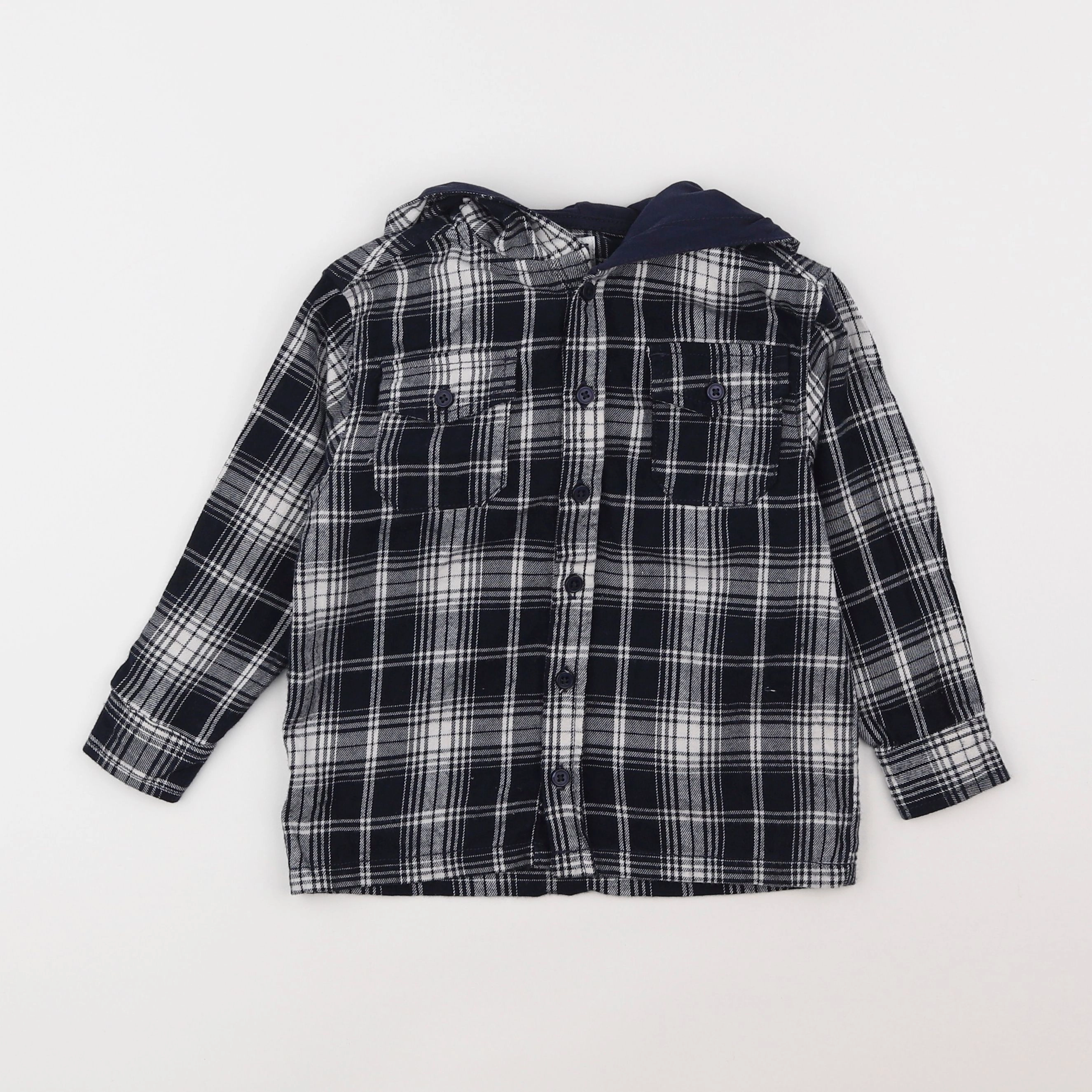 La Redoute - chemise bleu - 4 ans