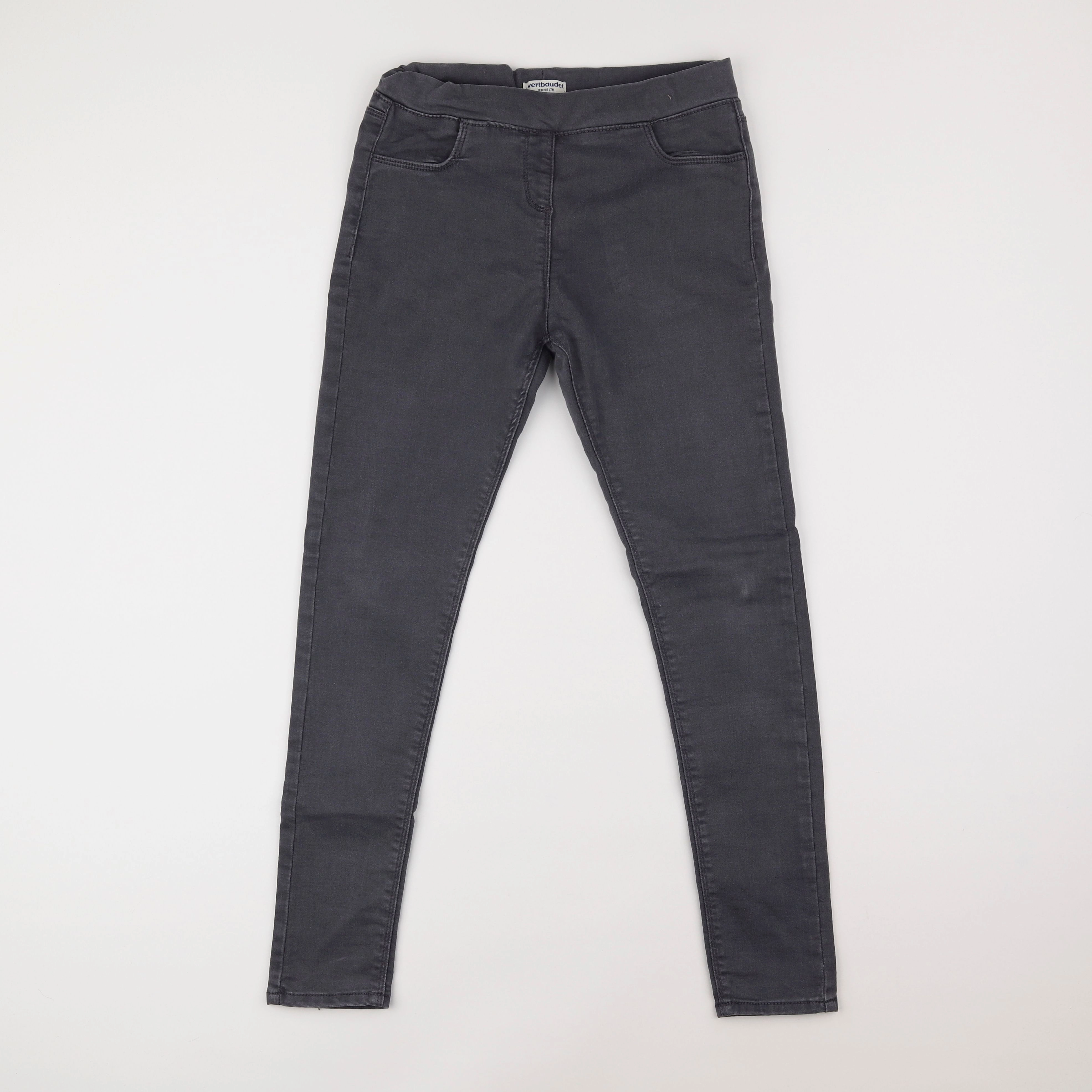 Vertbaudet - jegging gris - 12 ans