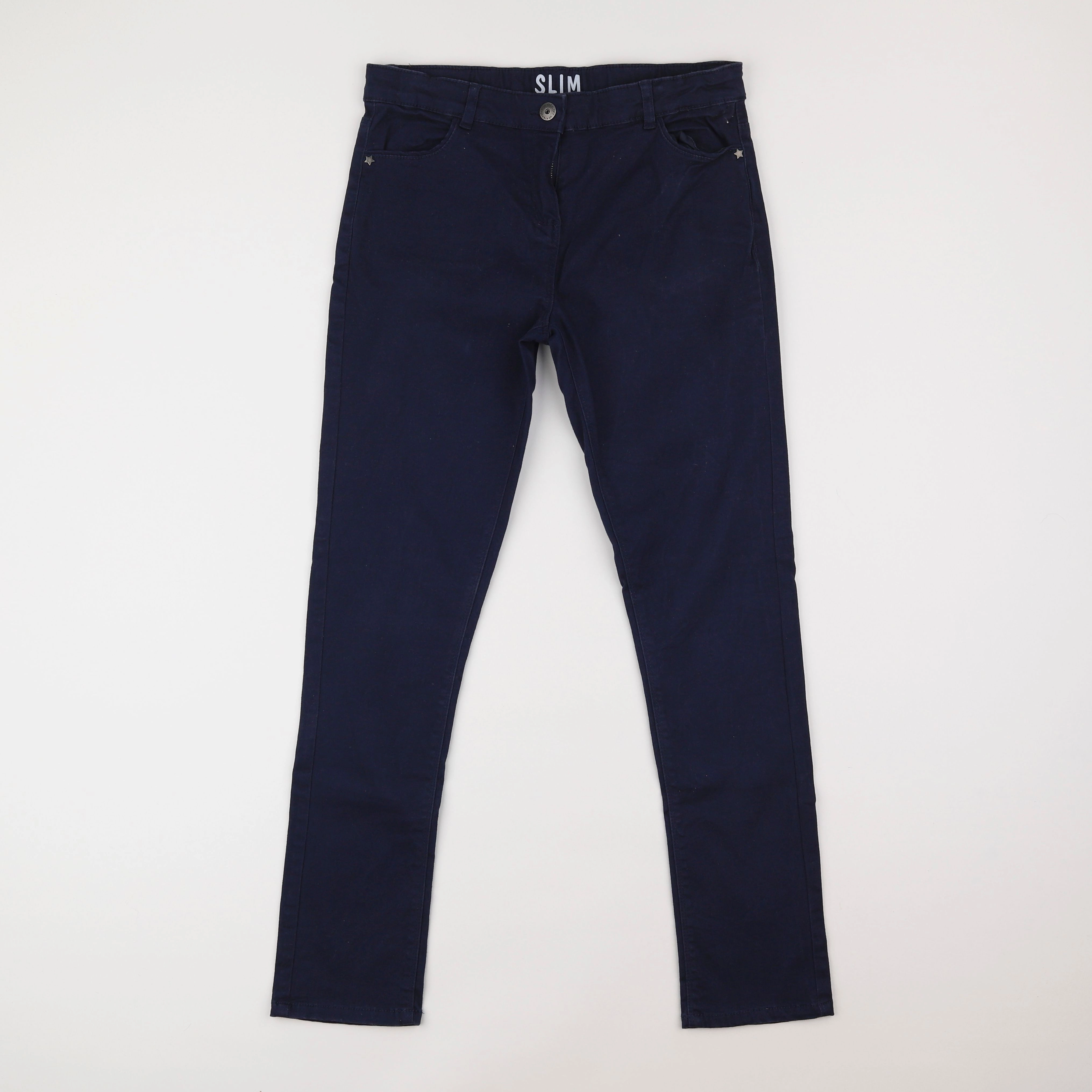 Vertbaudet - pantalon bleu - 12 ans