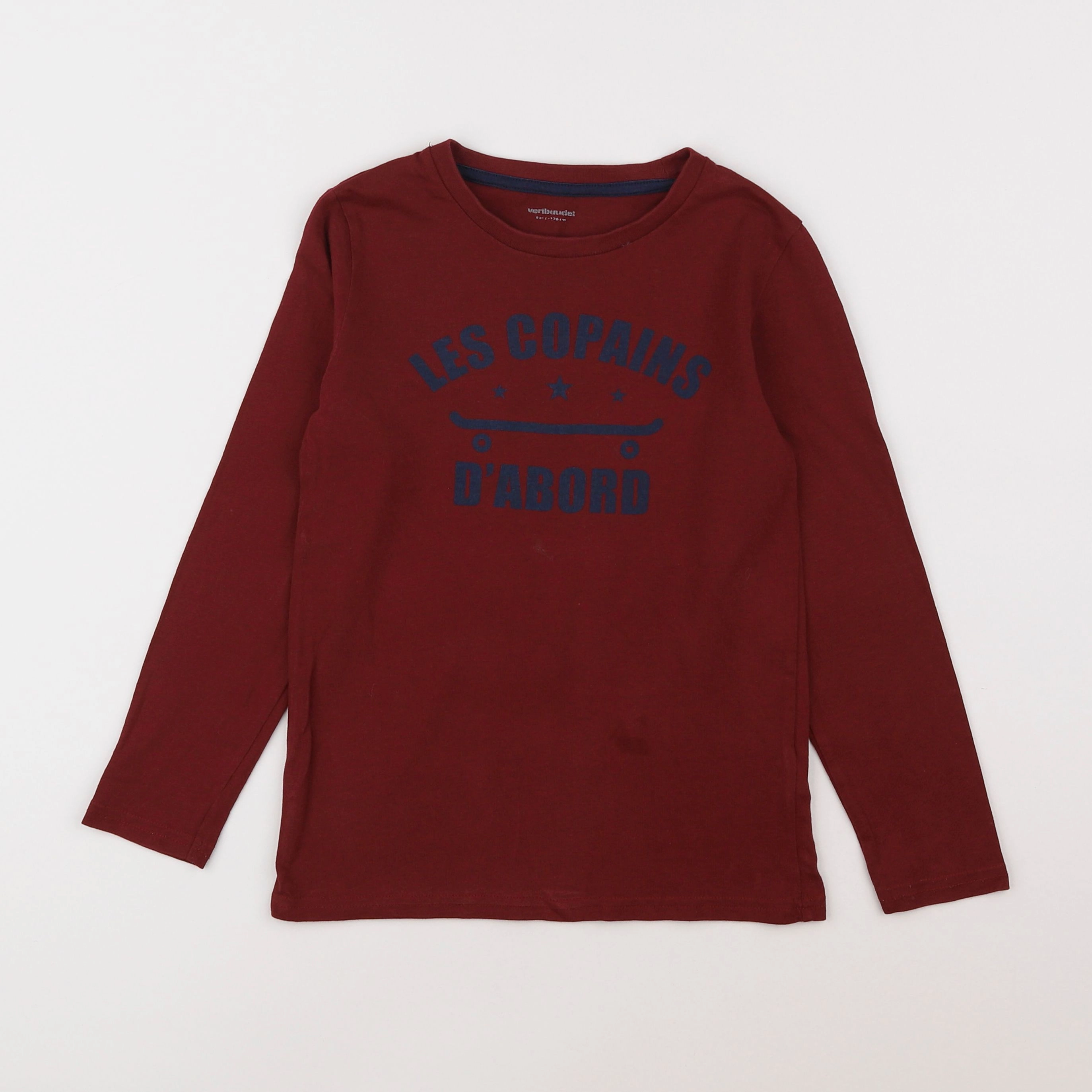 Vertbaudet - tee-shirt rouge - 8 ans