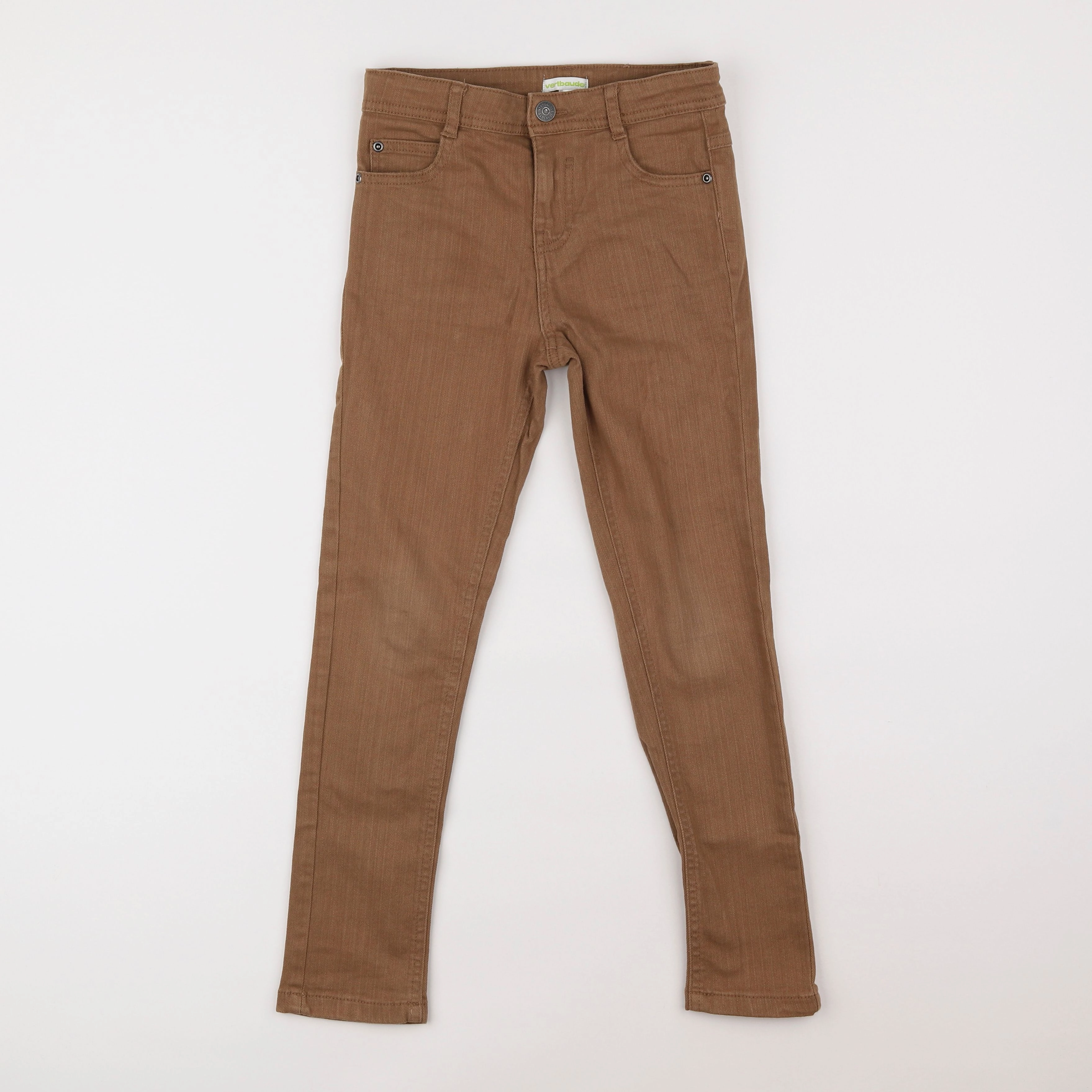 Vertbaudet - pantalon marron - 8 ans