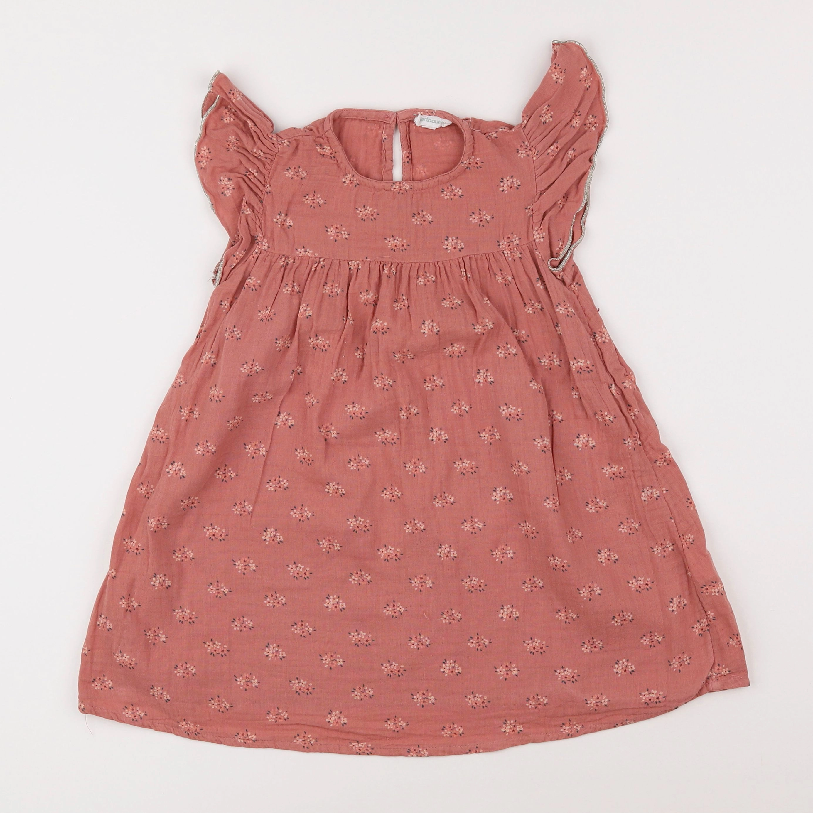 Vertbaudet - robe rose - 4 ans