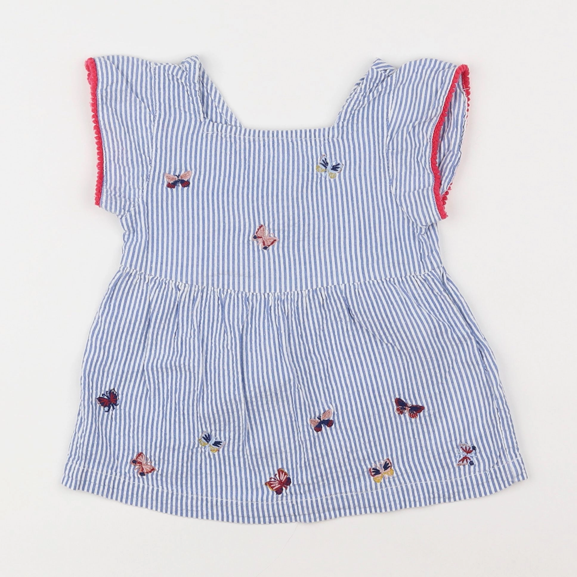 Vertbaudet - blouse bleu - 4 ans