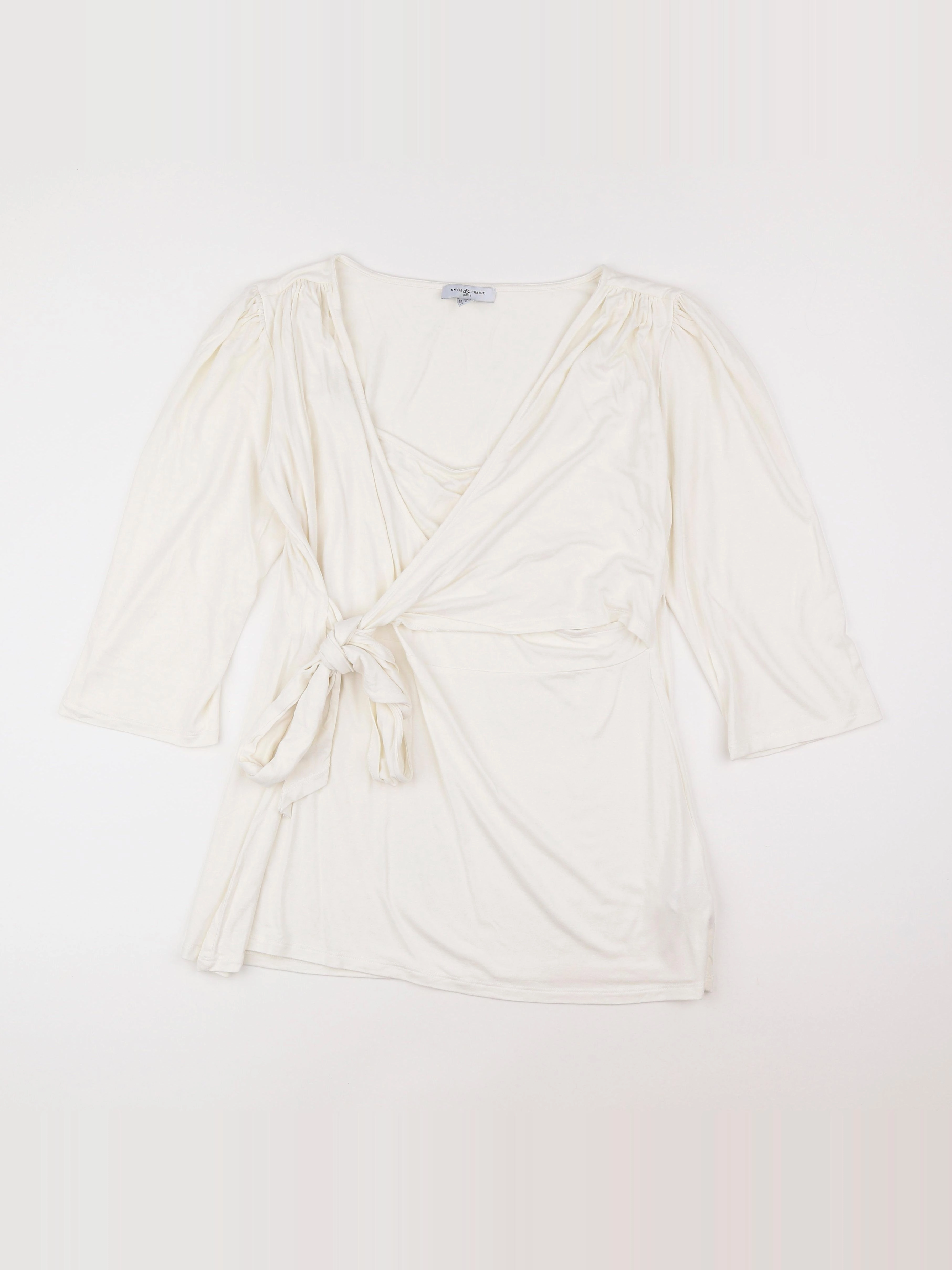Envie de fraise - tee-shirt grossesse beige - 44 à 46