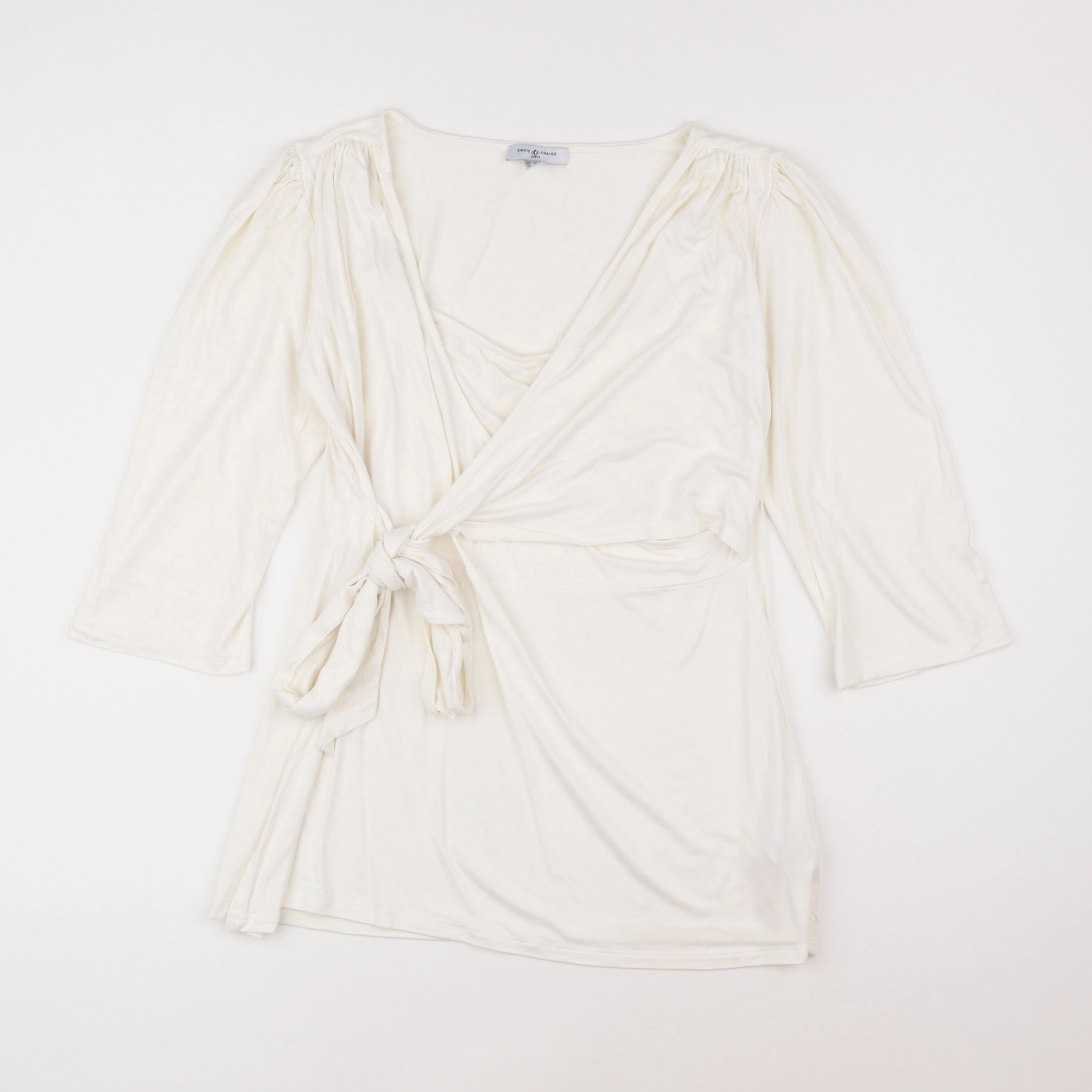 Envie de fraise - tee-shirt grossesse beige - 44 à 46