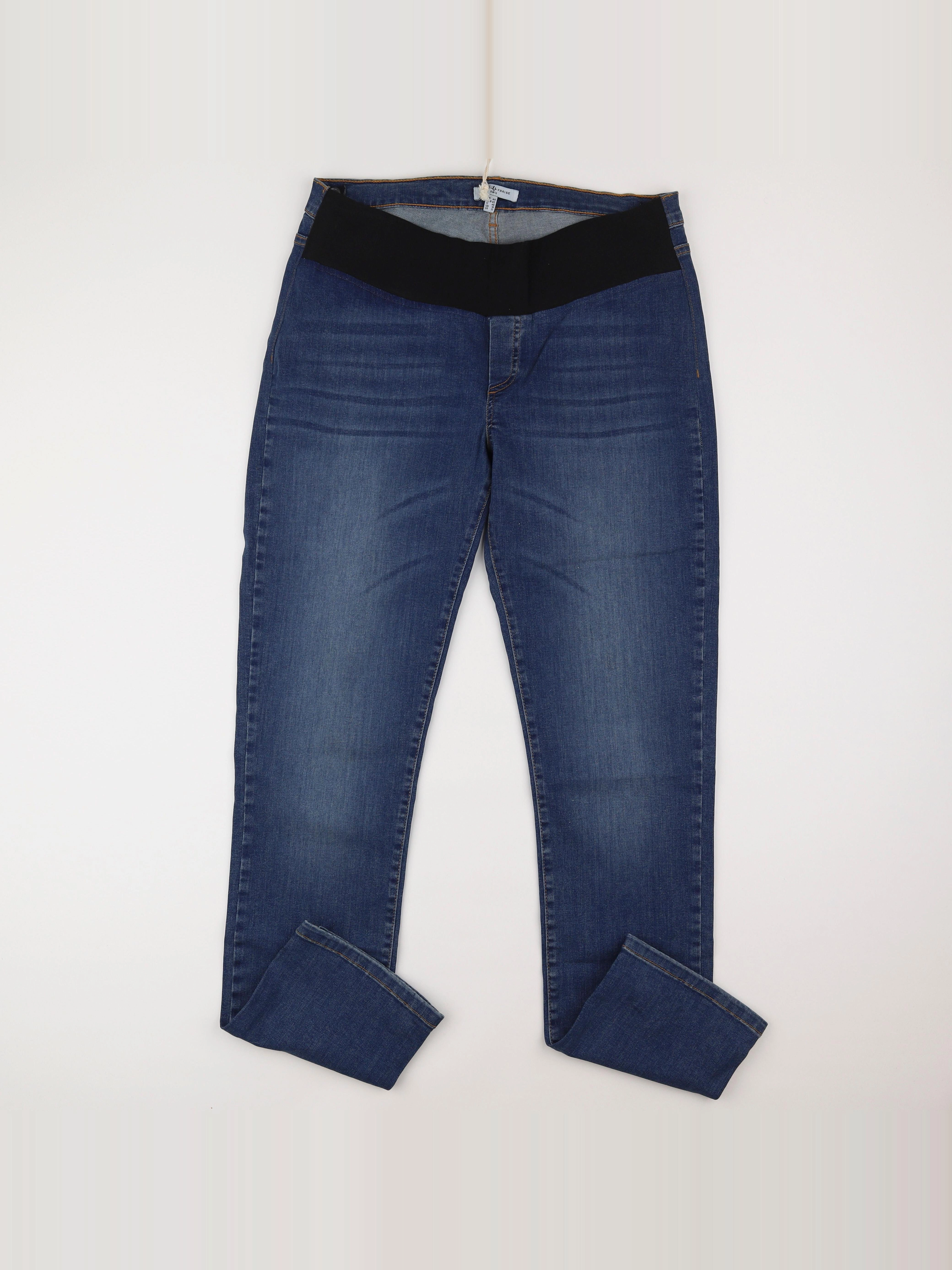 Envie de fraise - jean grossesse bleu - 44