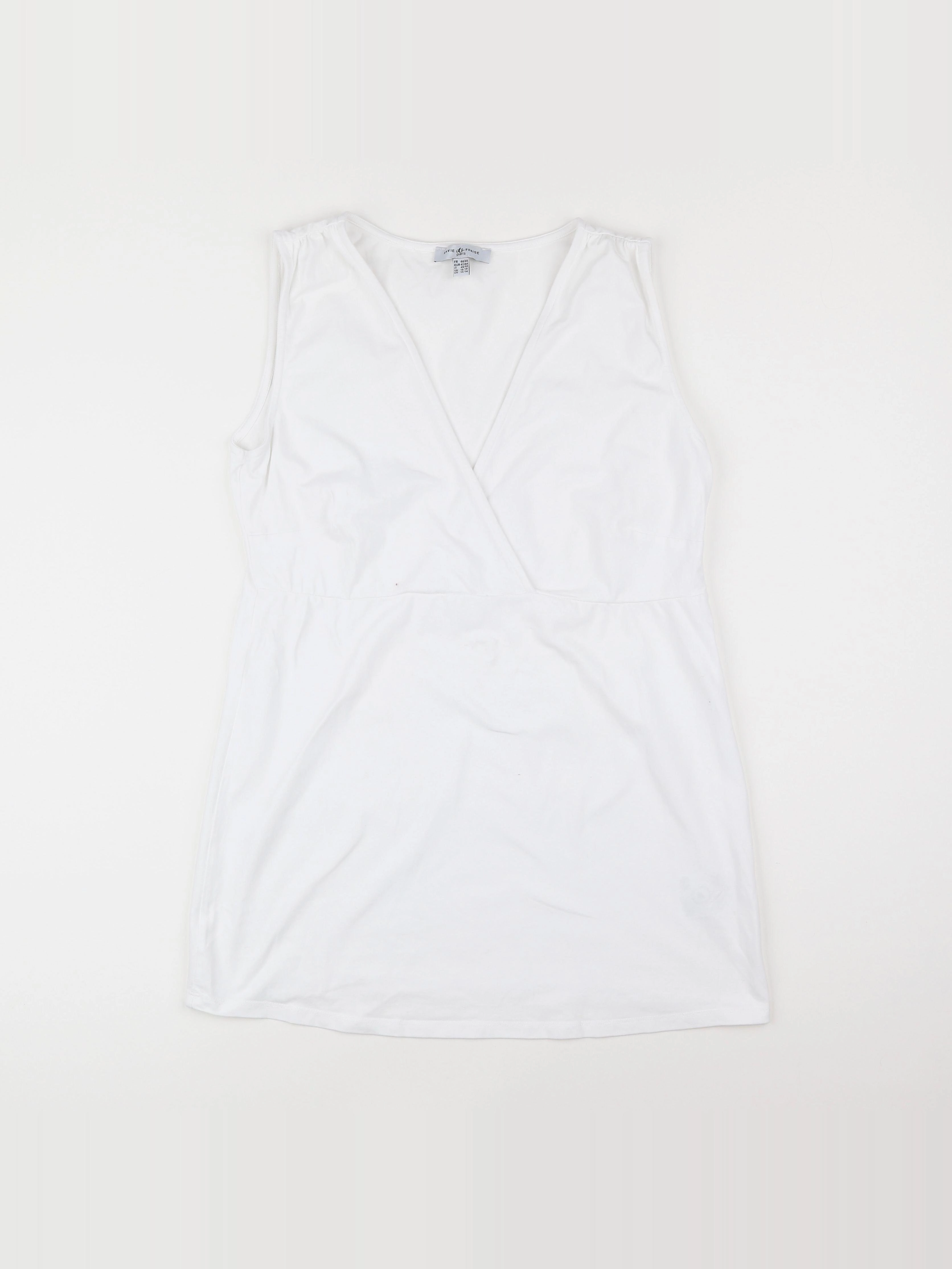 Envie de fraise - débardeur grossesse blanc - 44 à 46