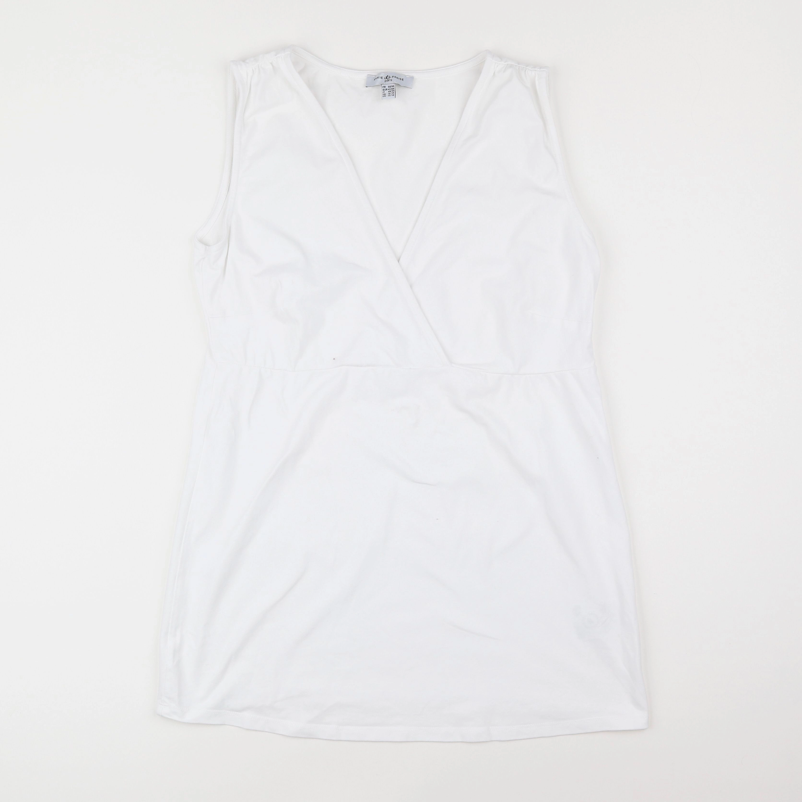 Envie de fraise - débardeur grossesse blanc - 44 à 46