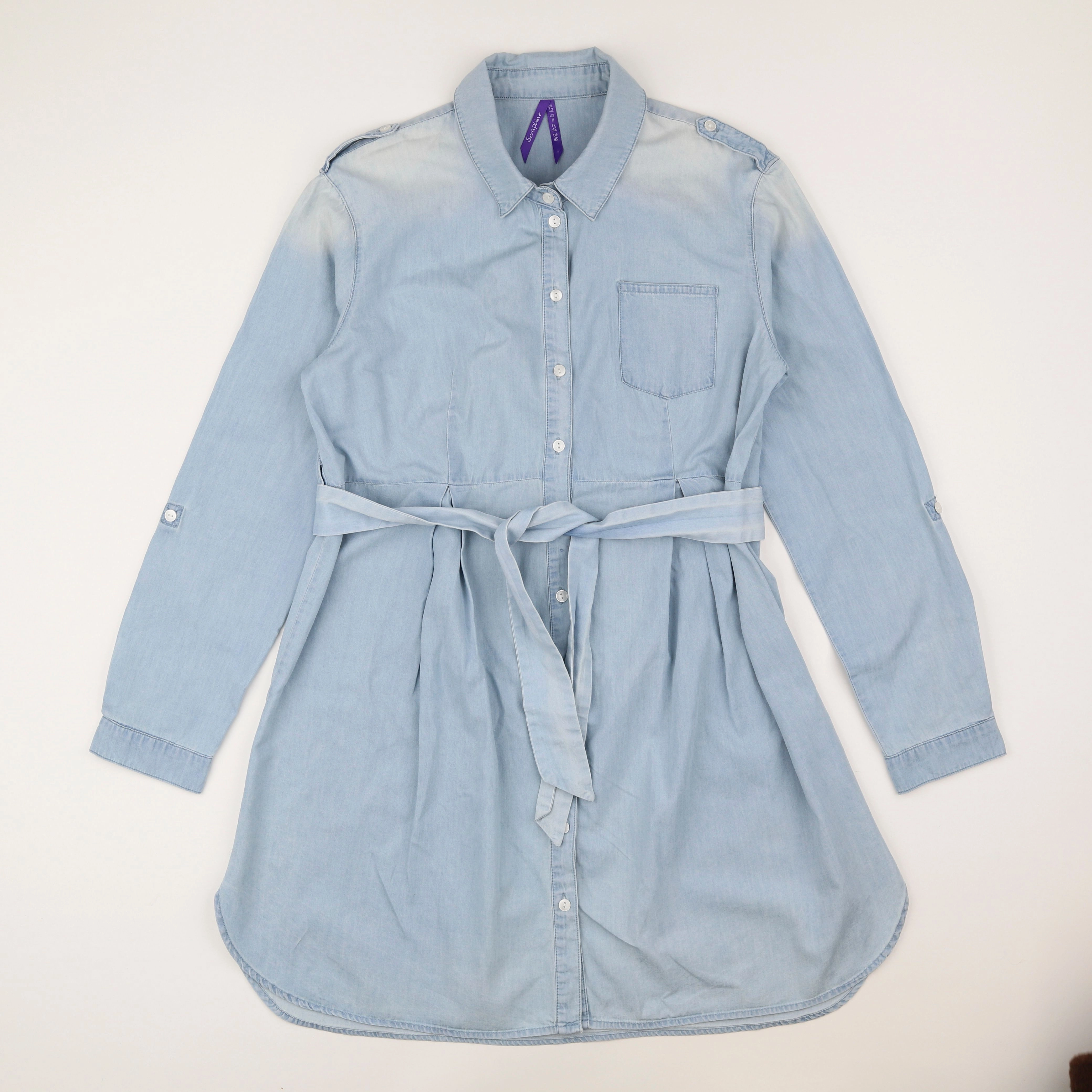Seraphine - robe grossesse bleu - 42