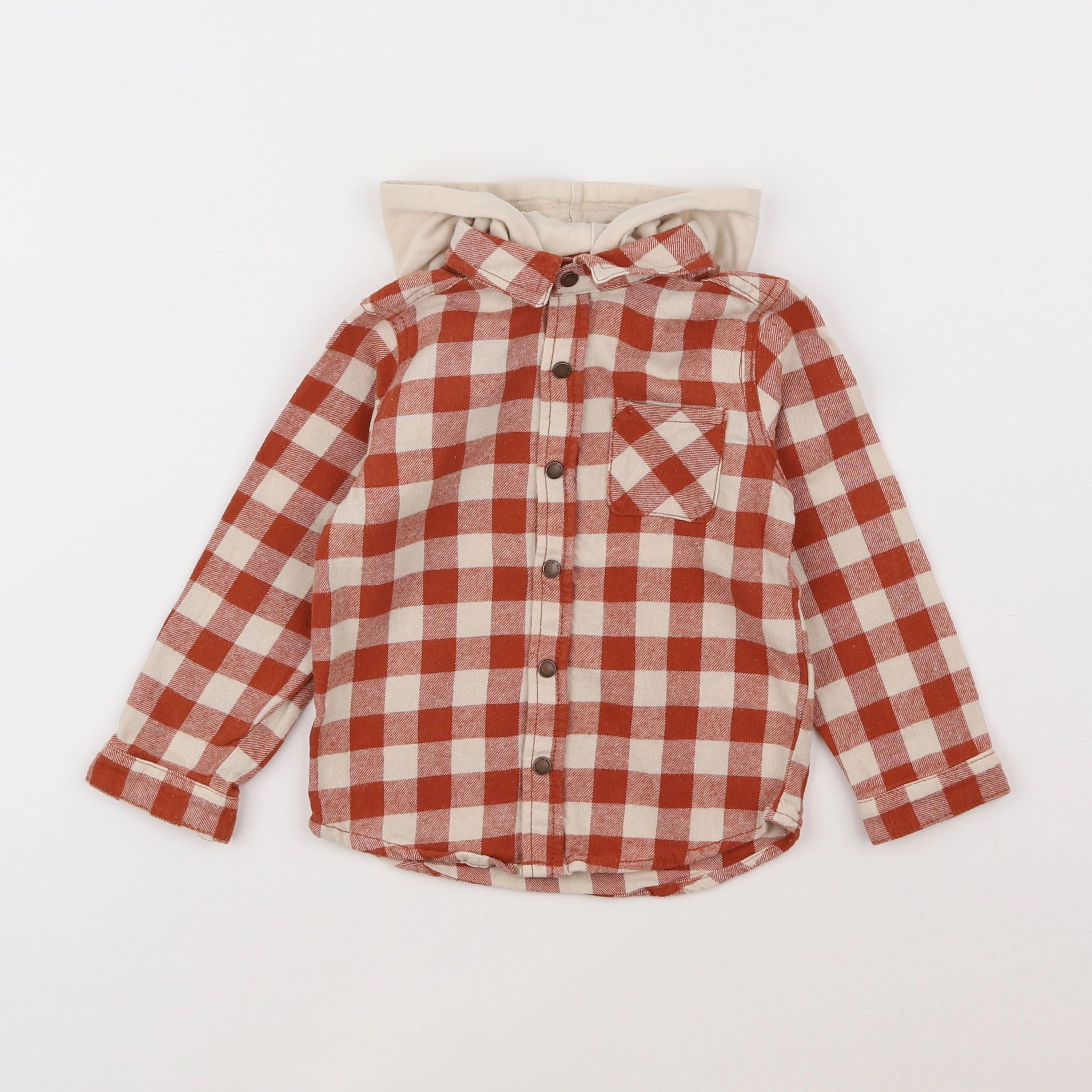 Vertbaudet - chemise marron - 3 ans