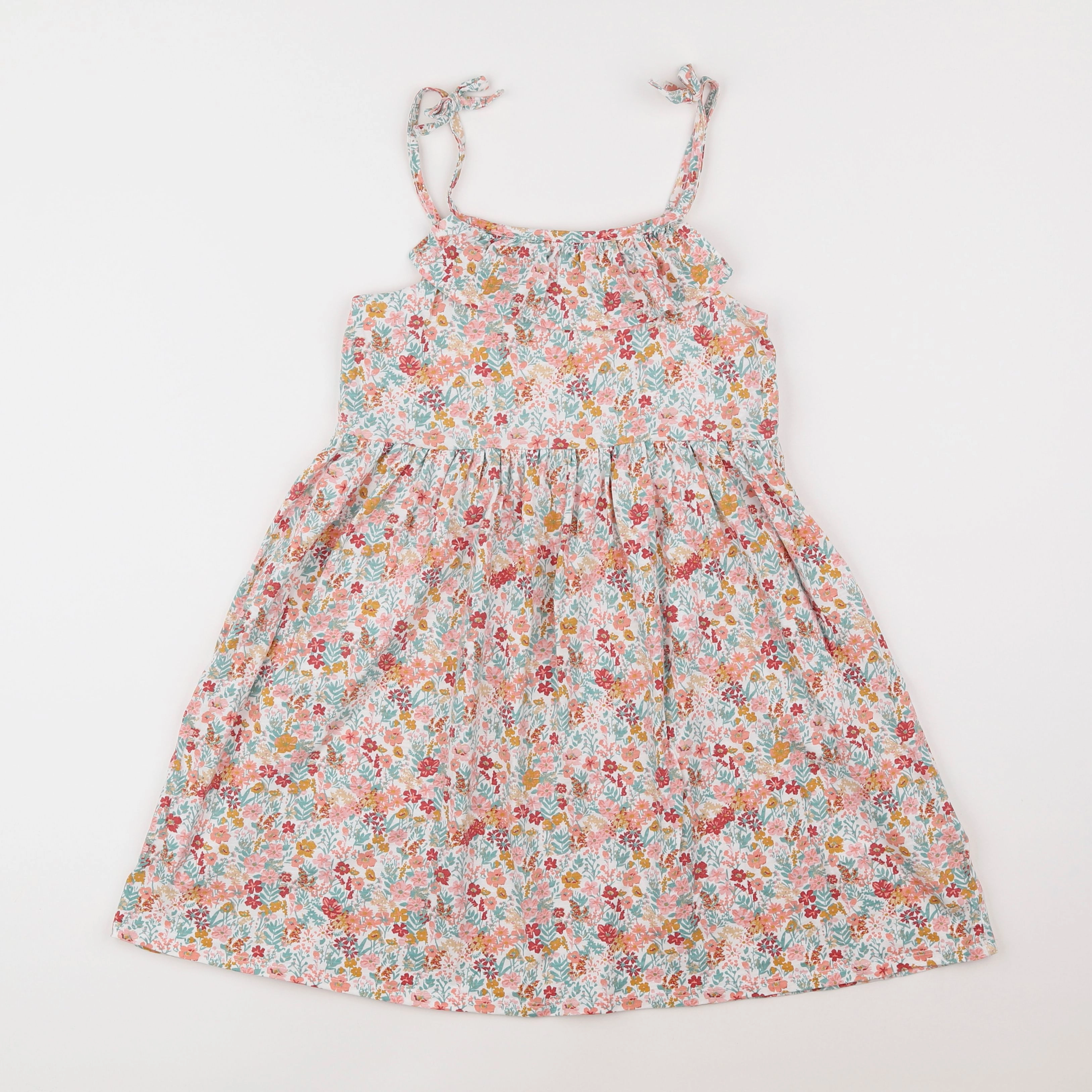 Vertbaudet - robe multicolore - 10 ans