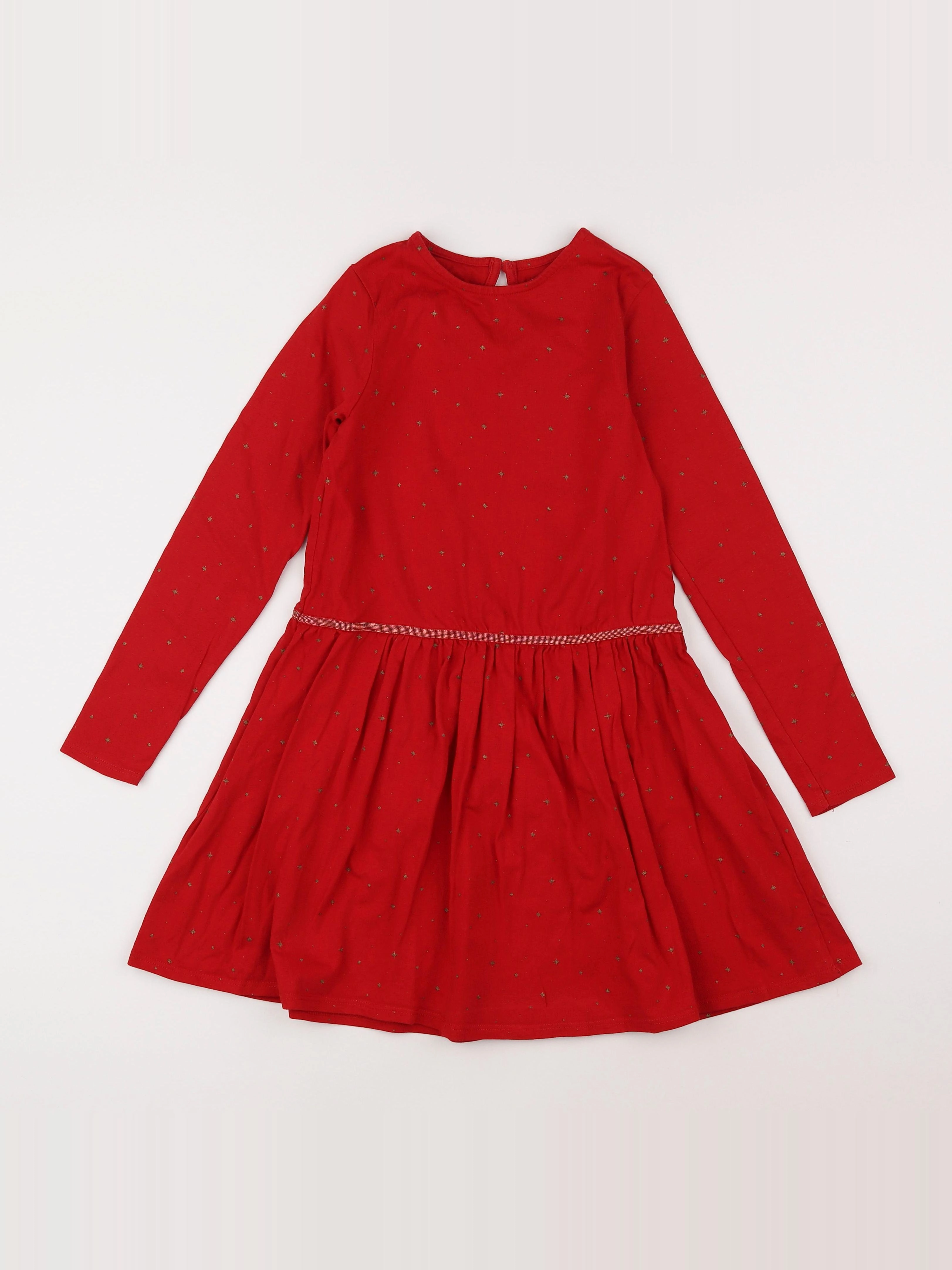 Vertbaudet - robe rouge - 9 ans