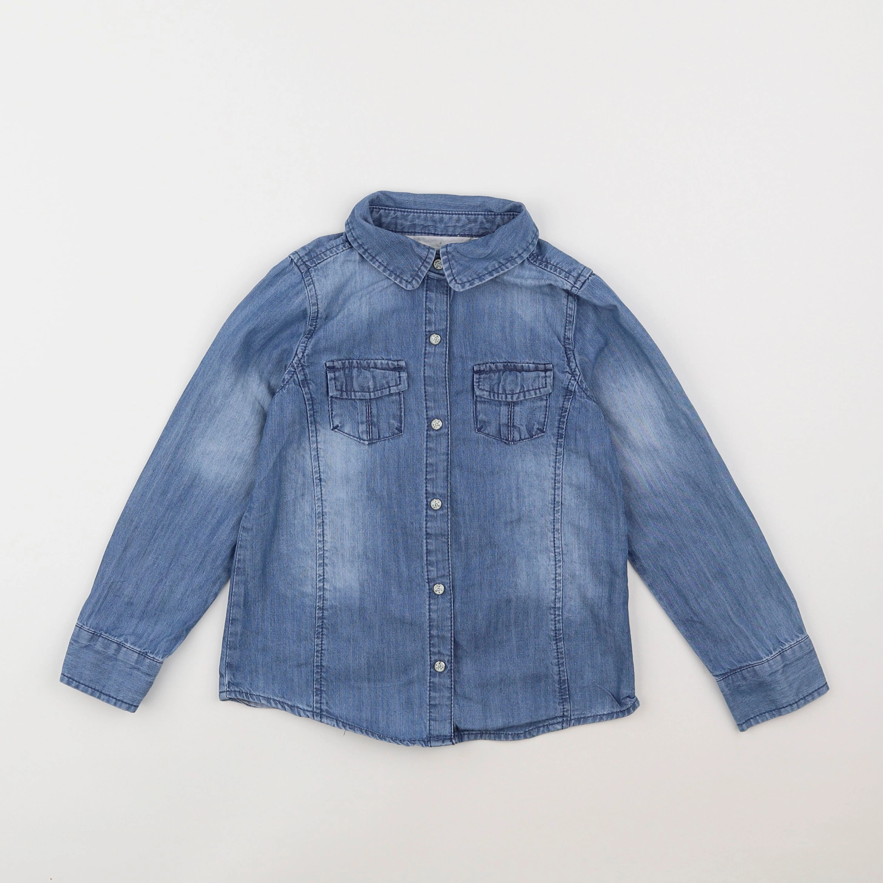 Vertbaudet - chemise bleu - 5 ans