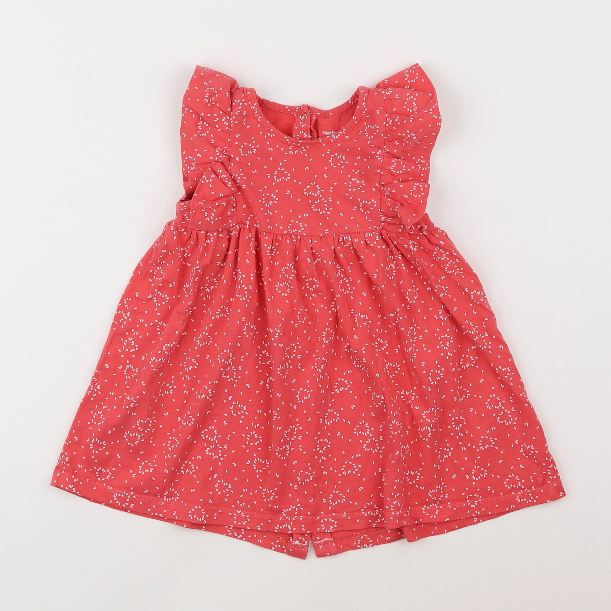 Vertbaudet - robe rouge - 3 ans