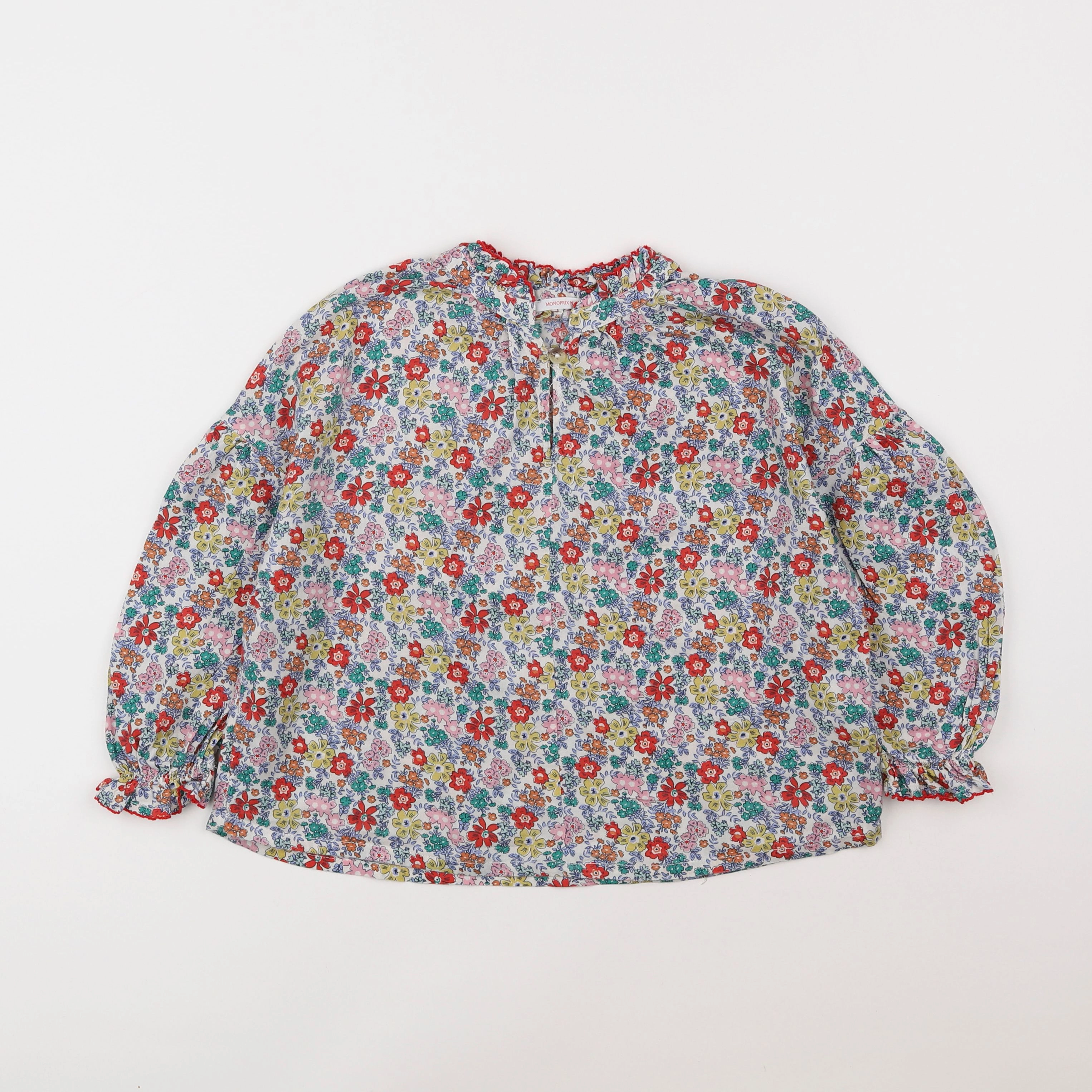 Monoprix - blouse multicolore - 6 ans