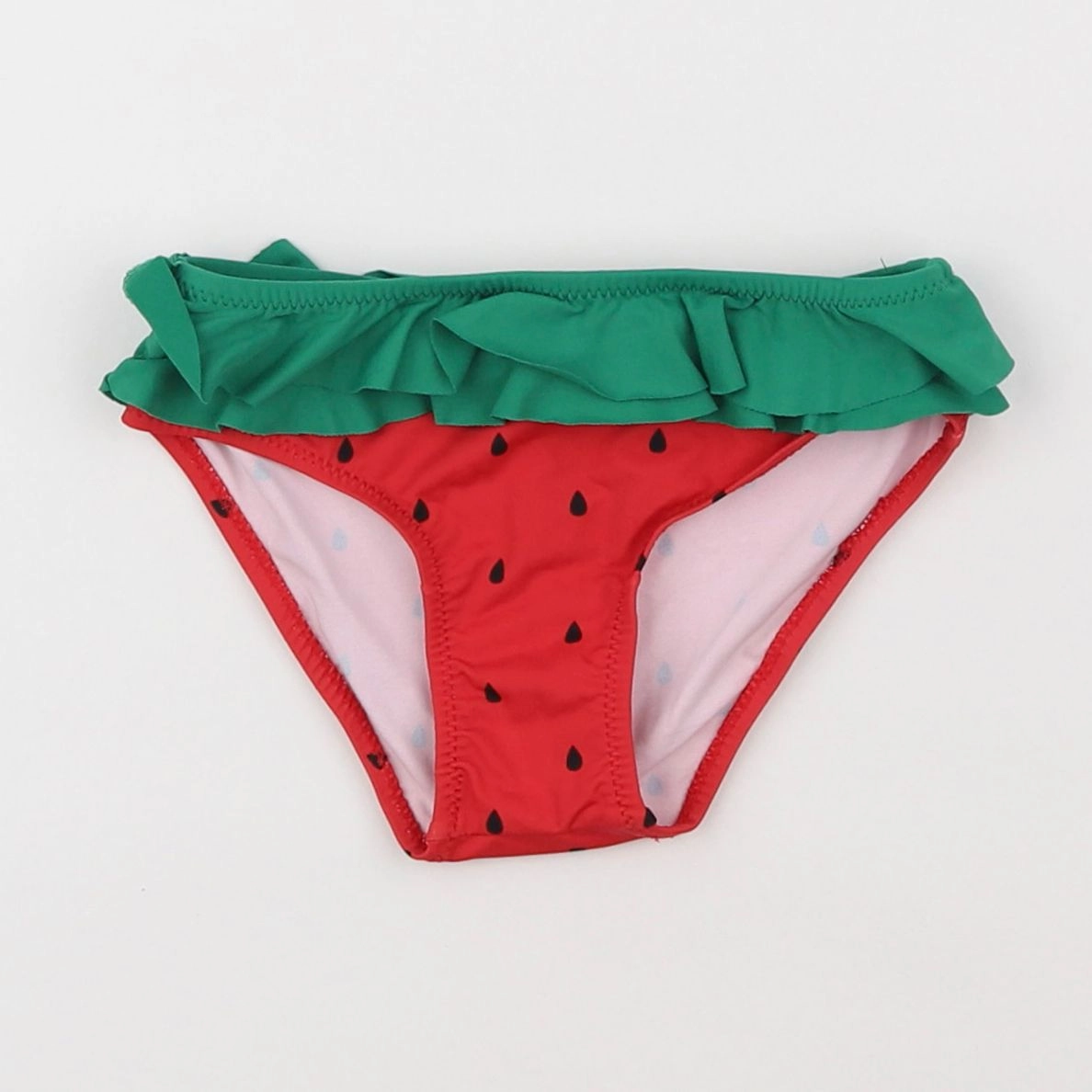 Boutchou - maillot de bain rouge - 2 ans