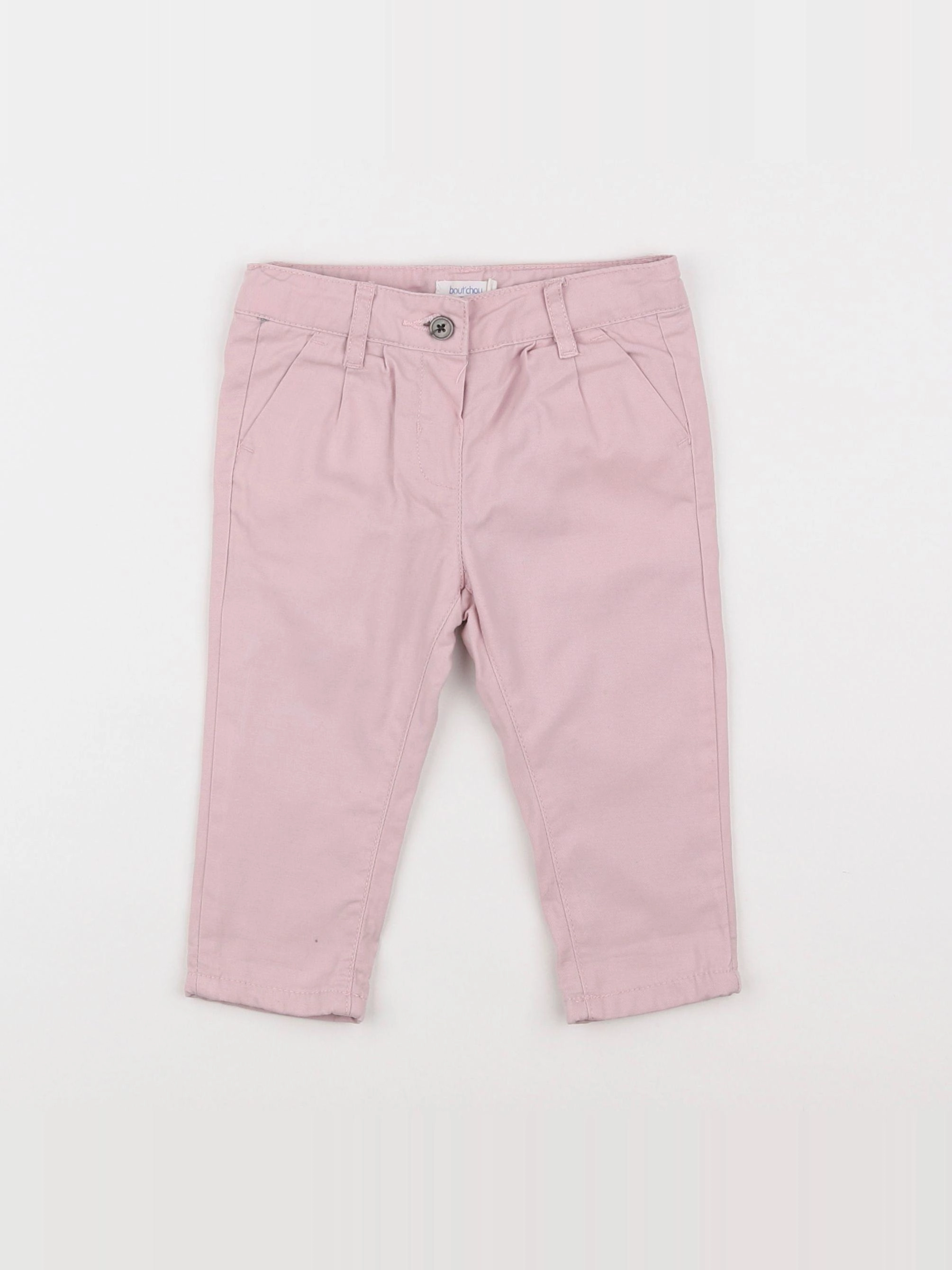 Boutchou - pantalon rose - 9 mois