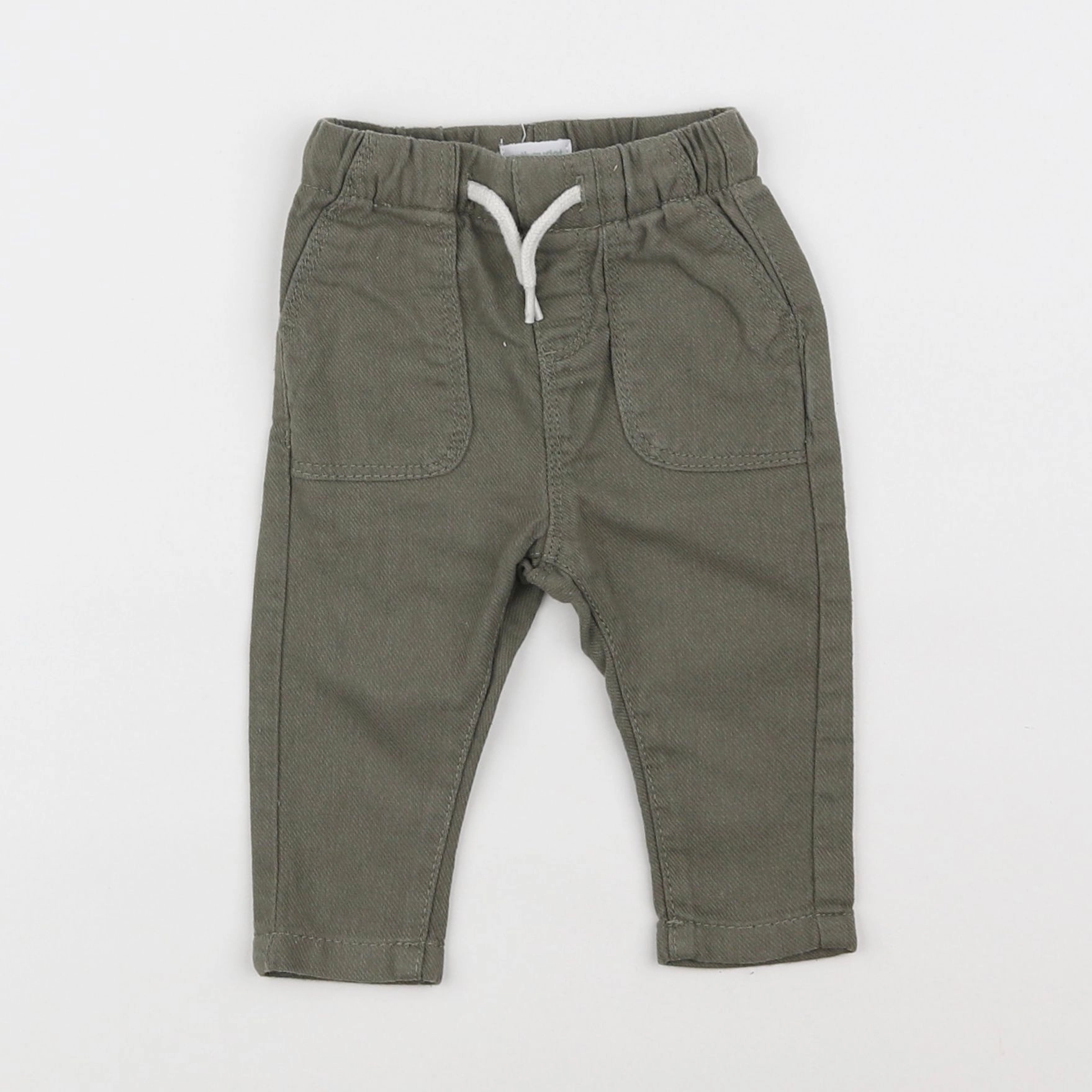 Vertbaudet - pantalon vert - 3 mois