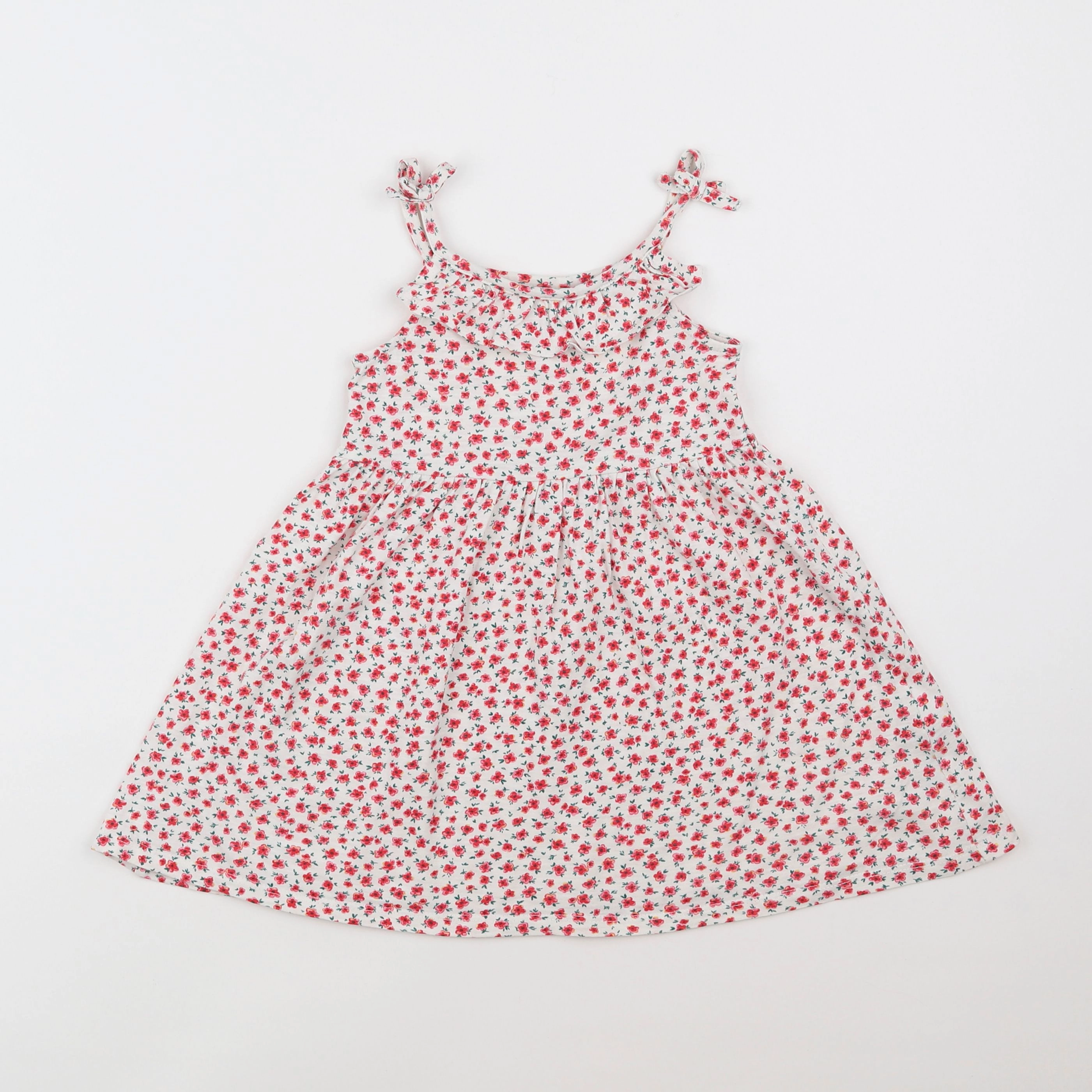 Vertbaudet - robe rouge - 3 ans