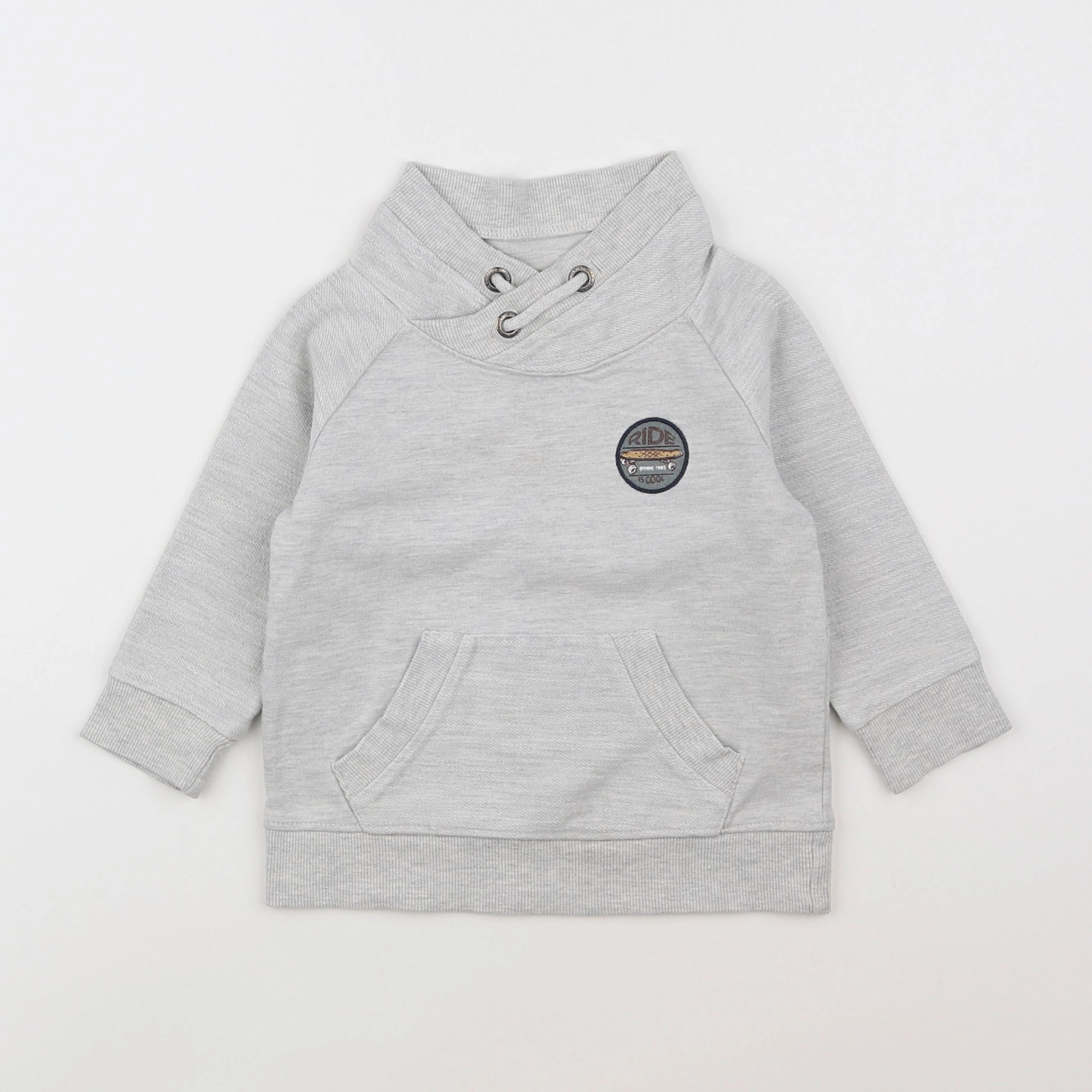 Vertbaudet - sweat gris - 3 ans