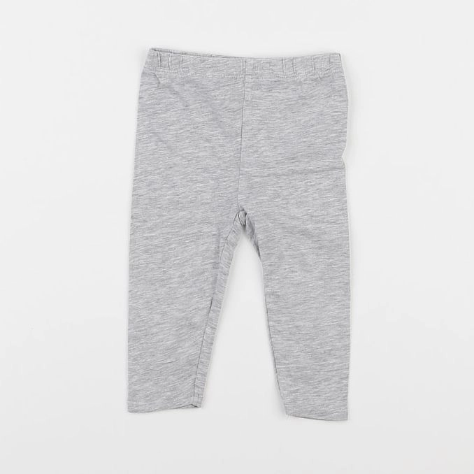 Vertbaudet - legging gris - 12 mois