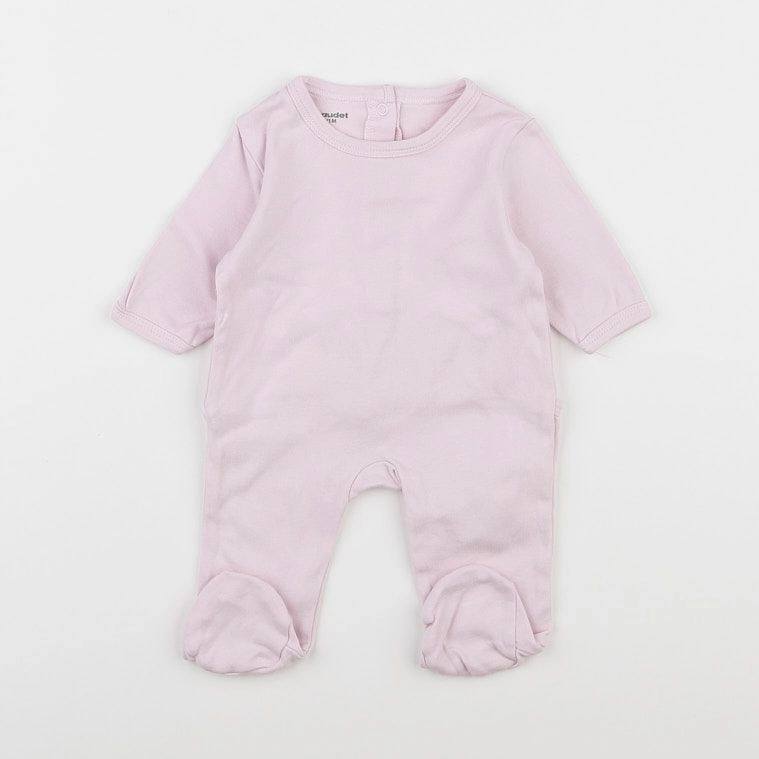 Vertbaudet - pyjama coton rose - 1 mois