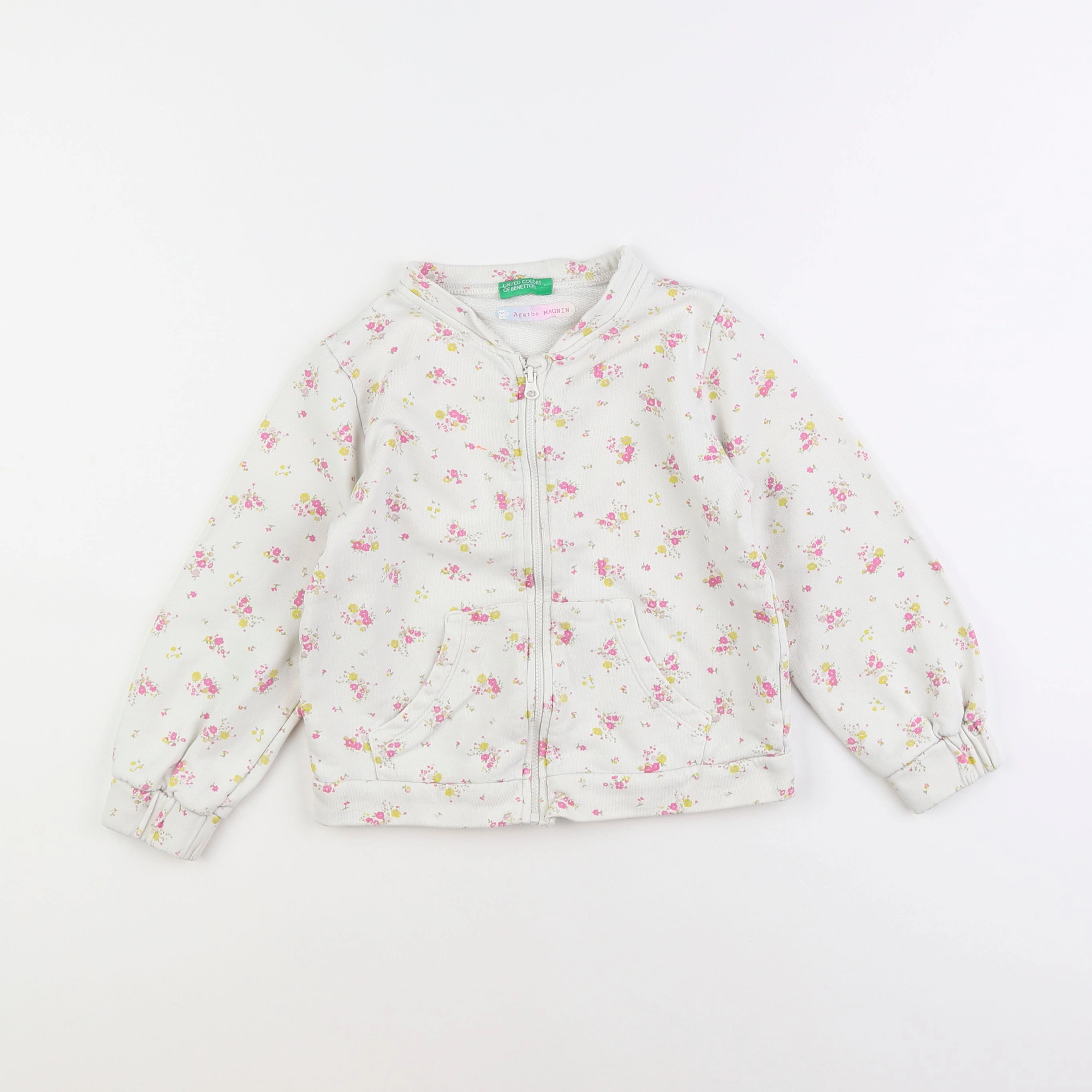 Benetton - sweat multicolore - 3/4 ans