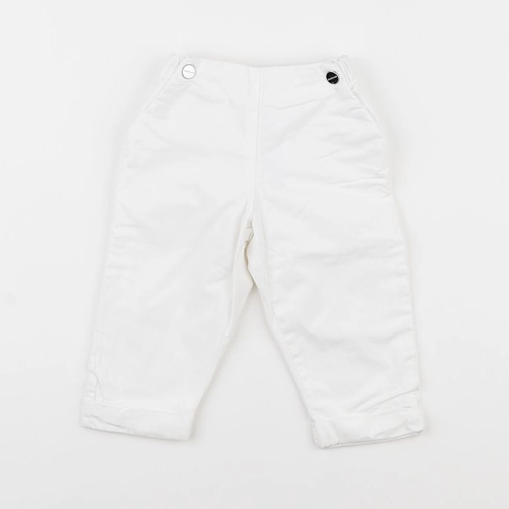 Jacadi - pantalon blanc - 12 mois