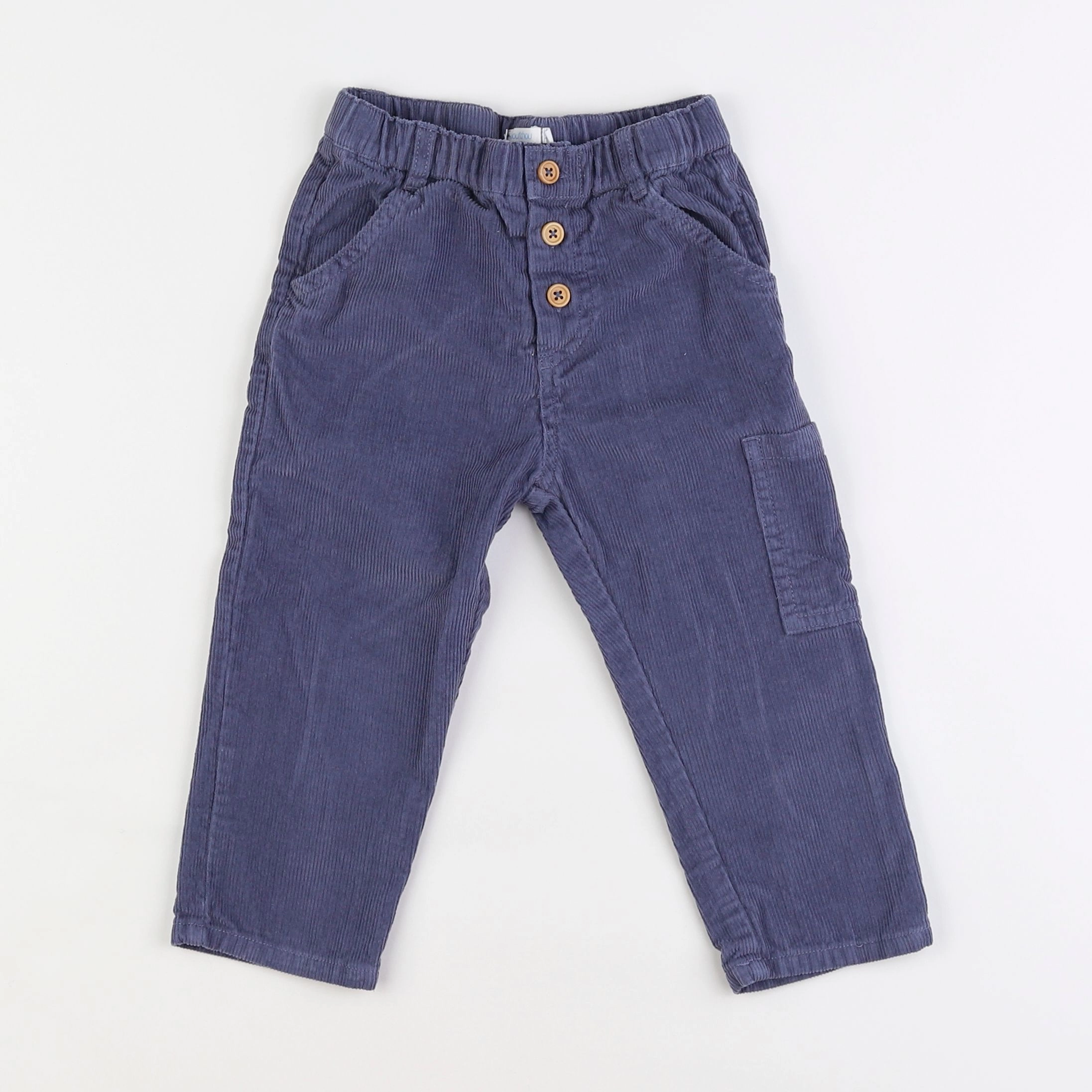 Boutchou - pantalon bleu - 2 ans