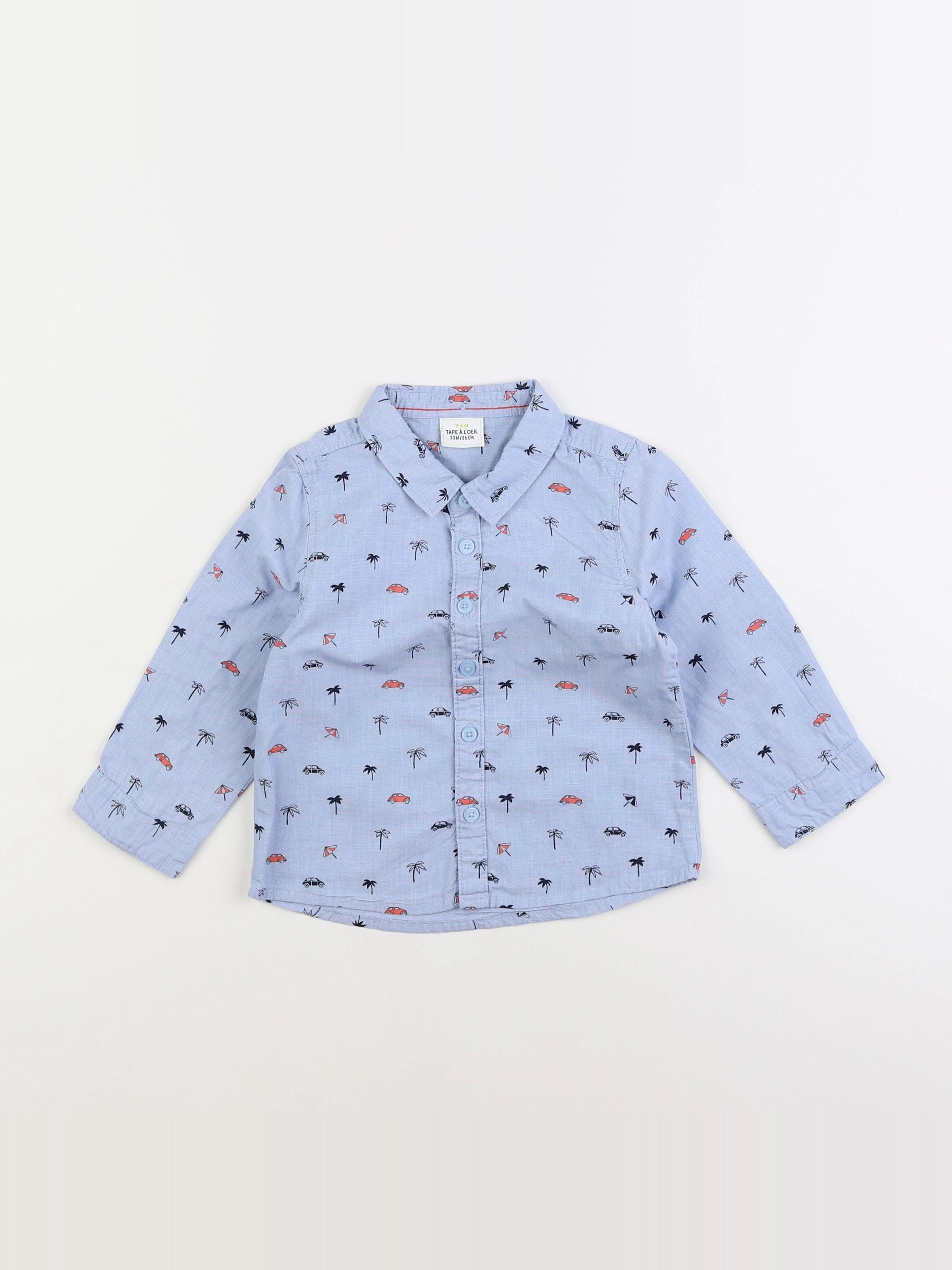 Tape à l'oeil - chemise bleu - 2 ans