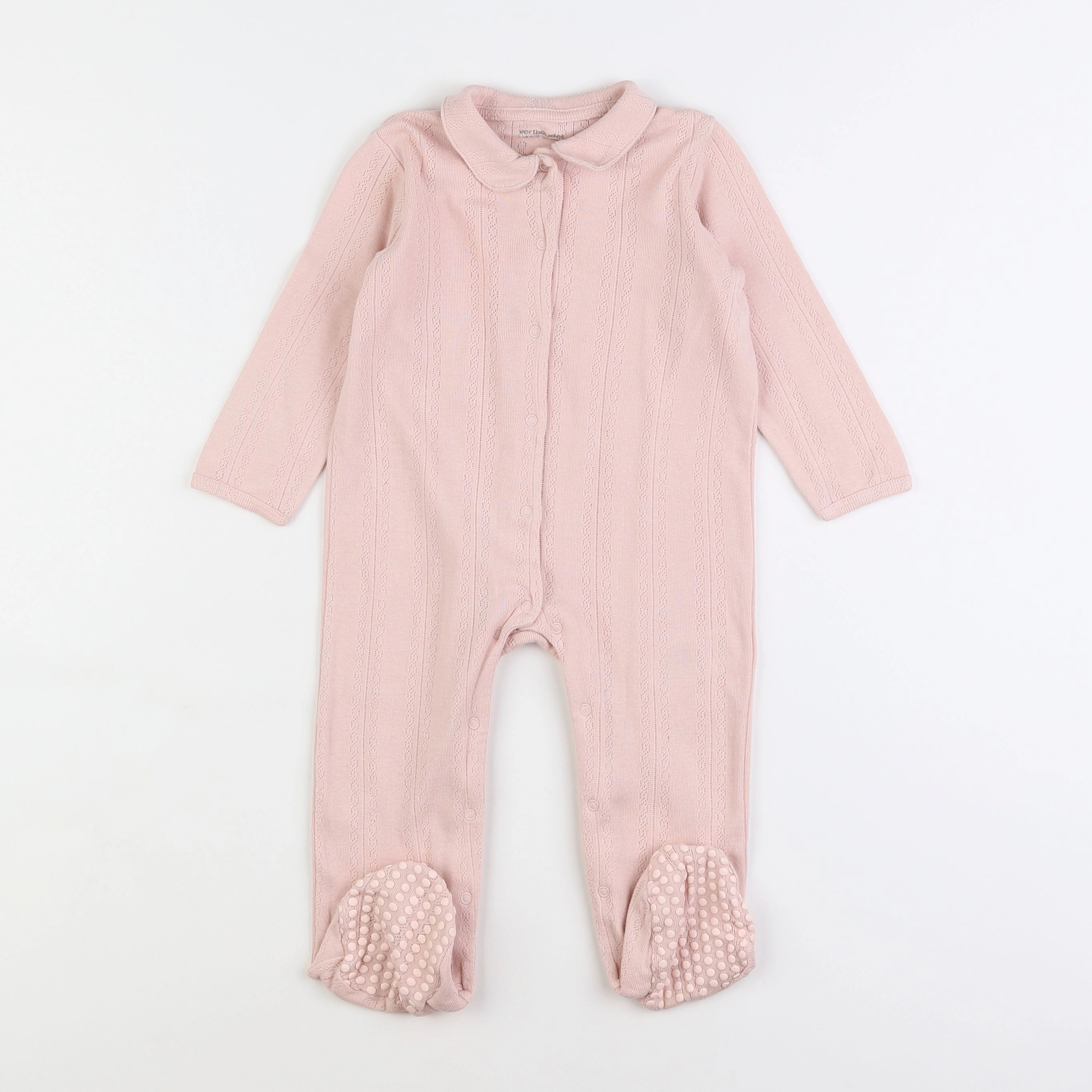 Vertbaudet - pyjama coton rose - 18 mois