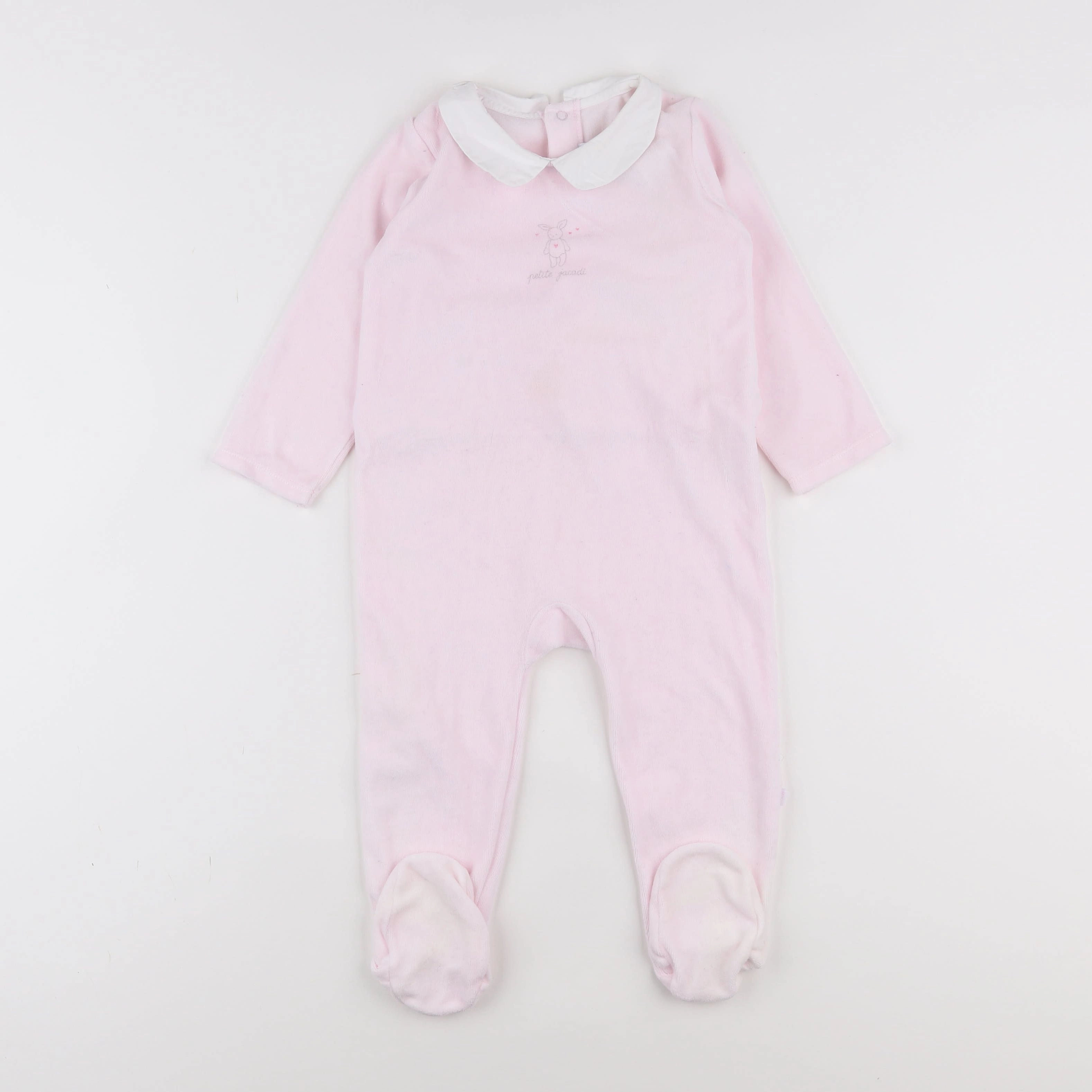 Jacadi - pyjama velours rose - 2 ans