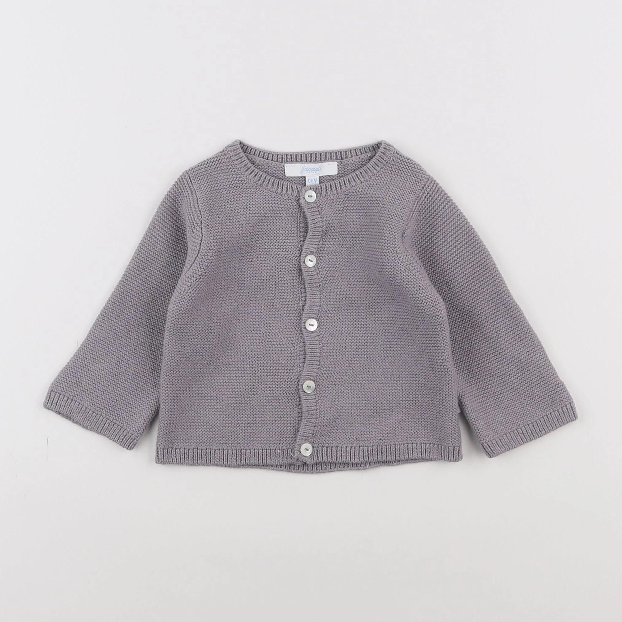 Jacadi - gilet gris - 6 mois