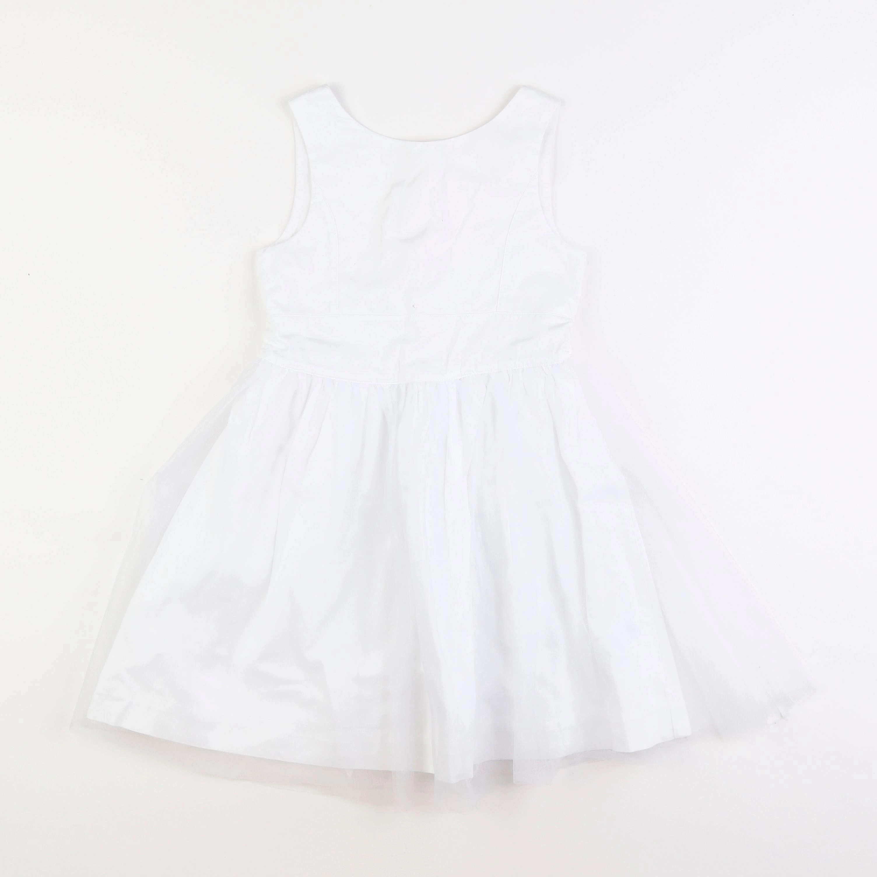 Vertbaudet - robe blanc - 7 ans