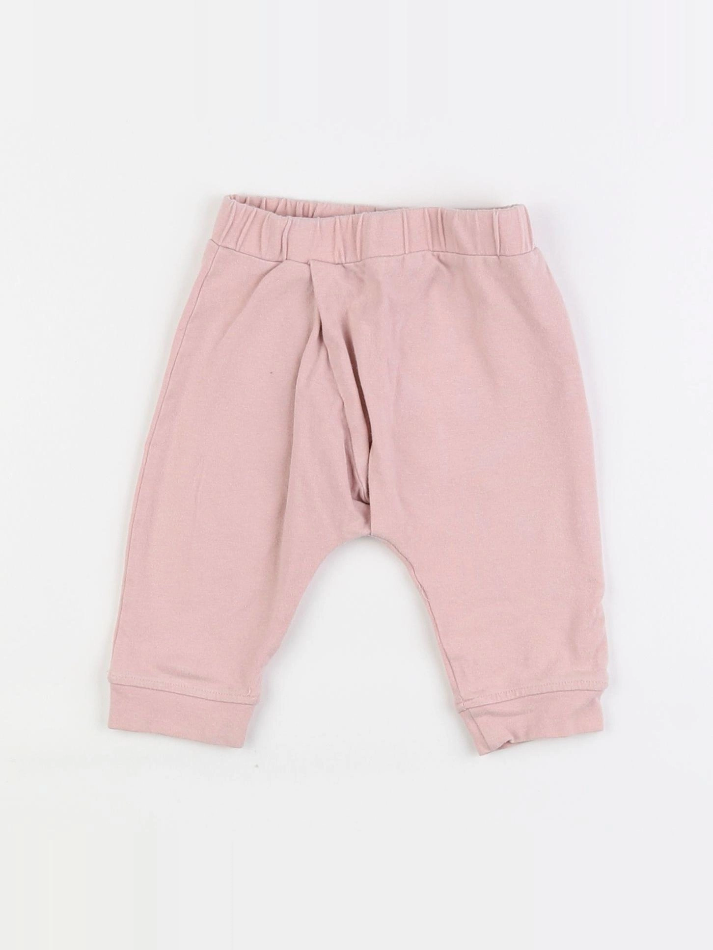 Vertbaudet - sarouel rose - 9 mois