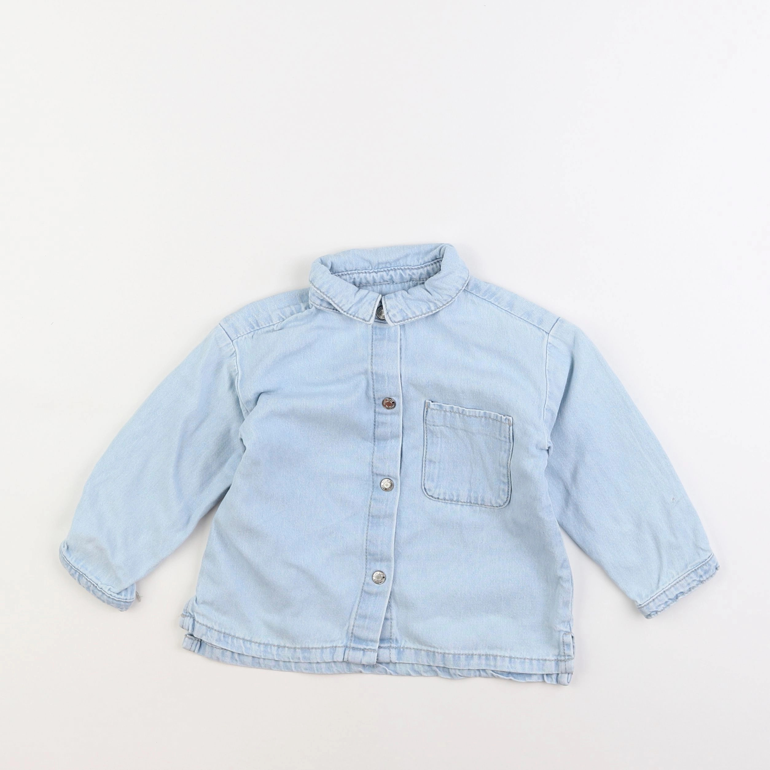 Zara - chemise bleu - 18 mois à 2 ans