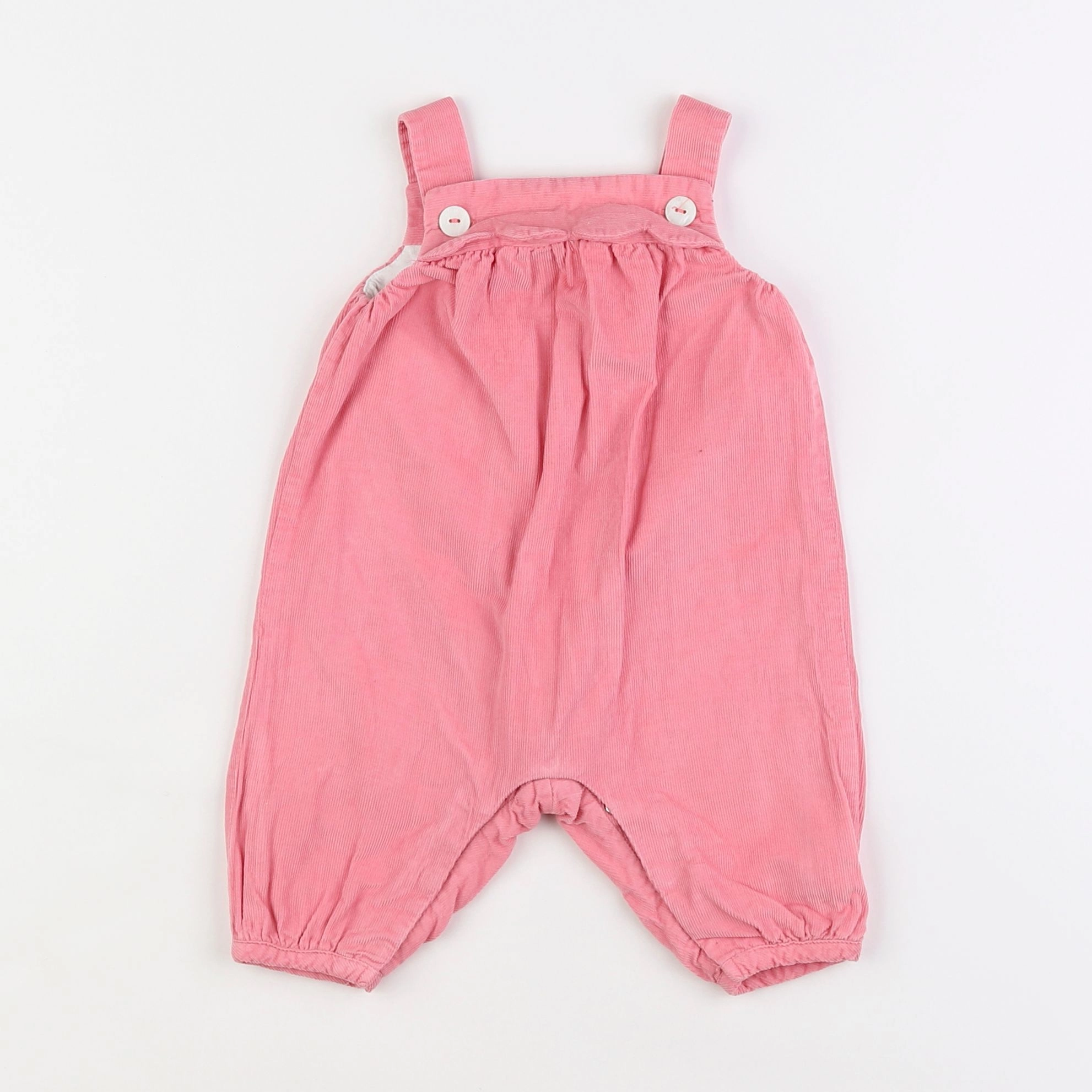 Jacadi - salopette doublé rose - 3 mois